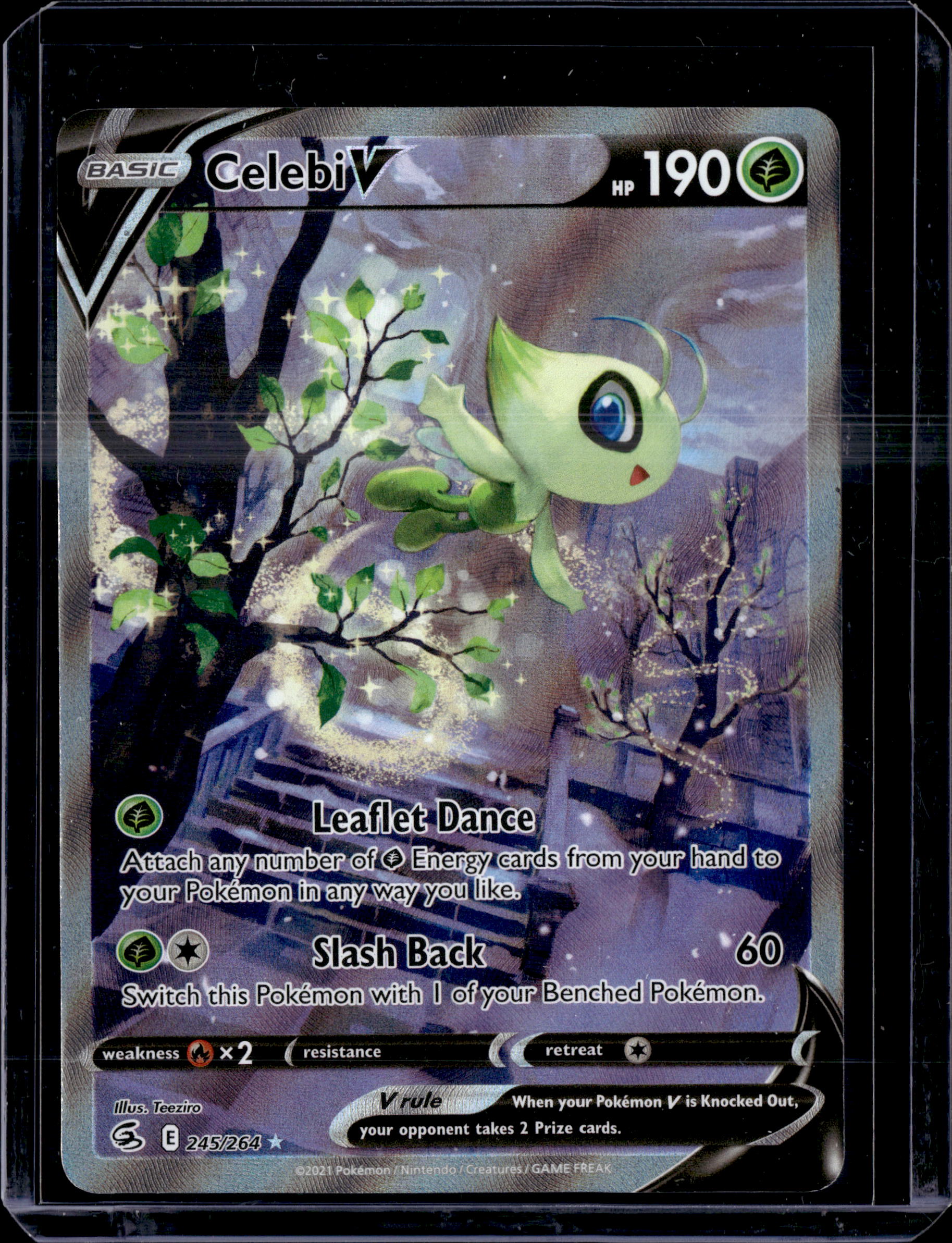 2021 Fusion Strike Celebi V Alternate Full Art