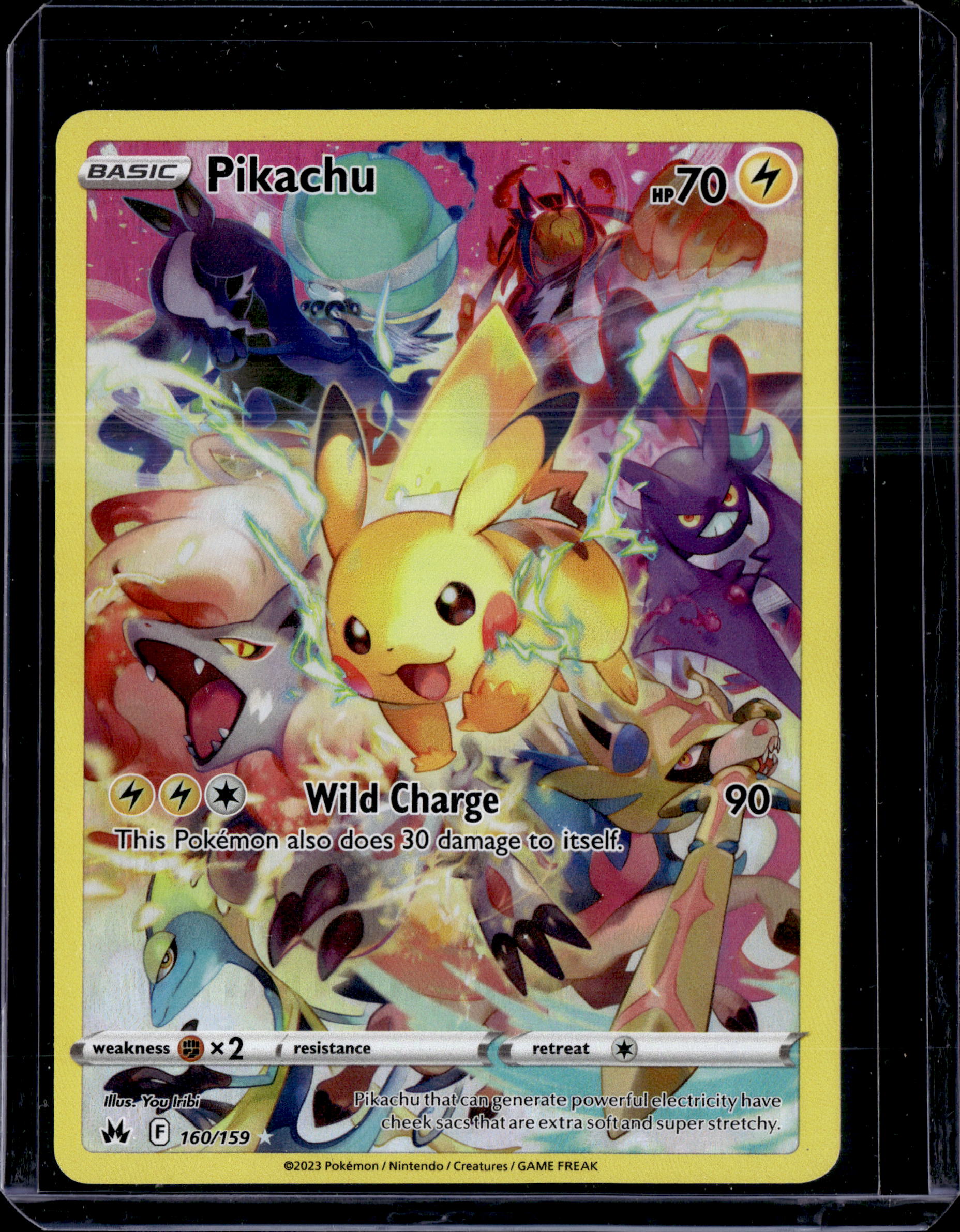 2023 Crown Zenith Pikachu Secret Rare