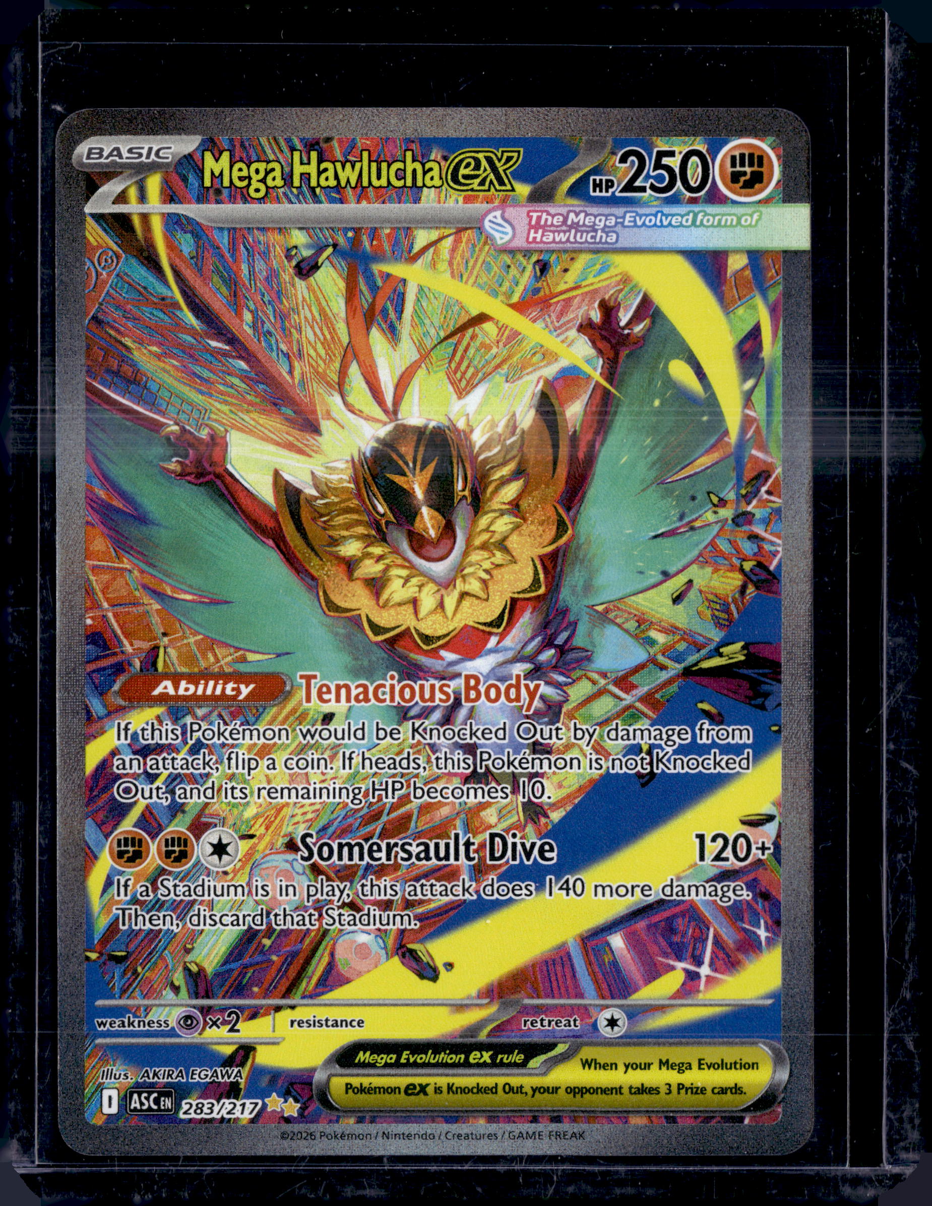 2026 Ascended Heroes Mega Hawlucha ex Special Illustration Rare