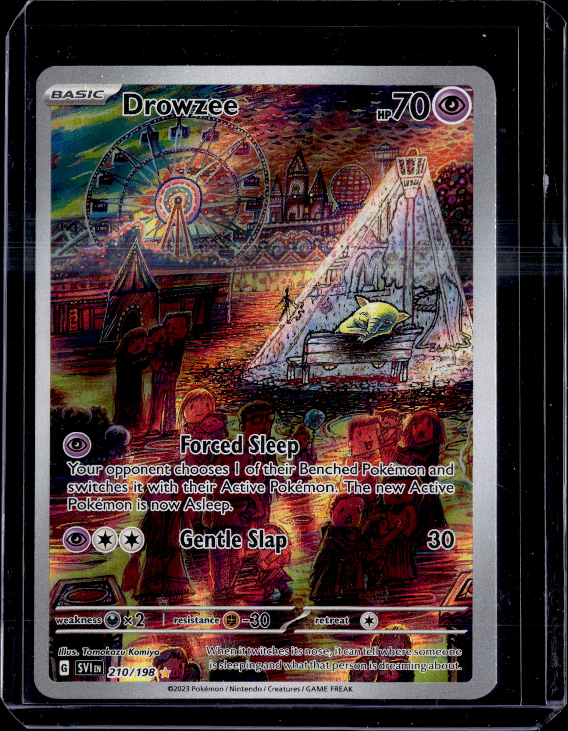 2023 Scarlet & Violet Base Set Drowzee Illustration Rare