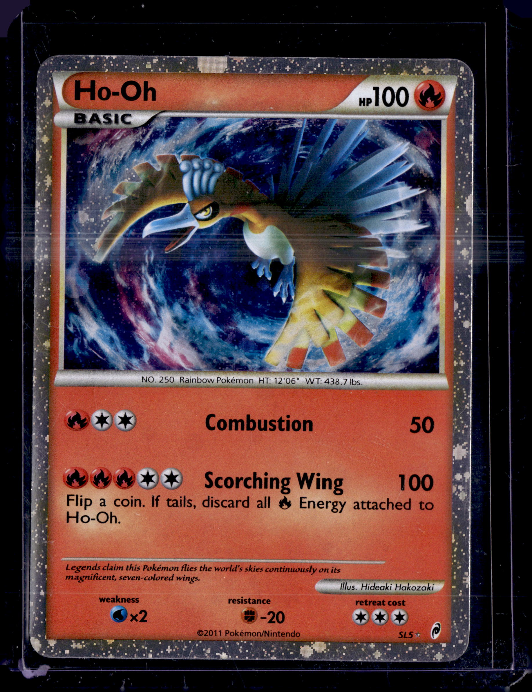 2011 Call of Legends Ho-Oh Shiny Holo Rare