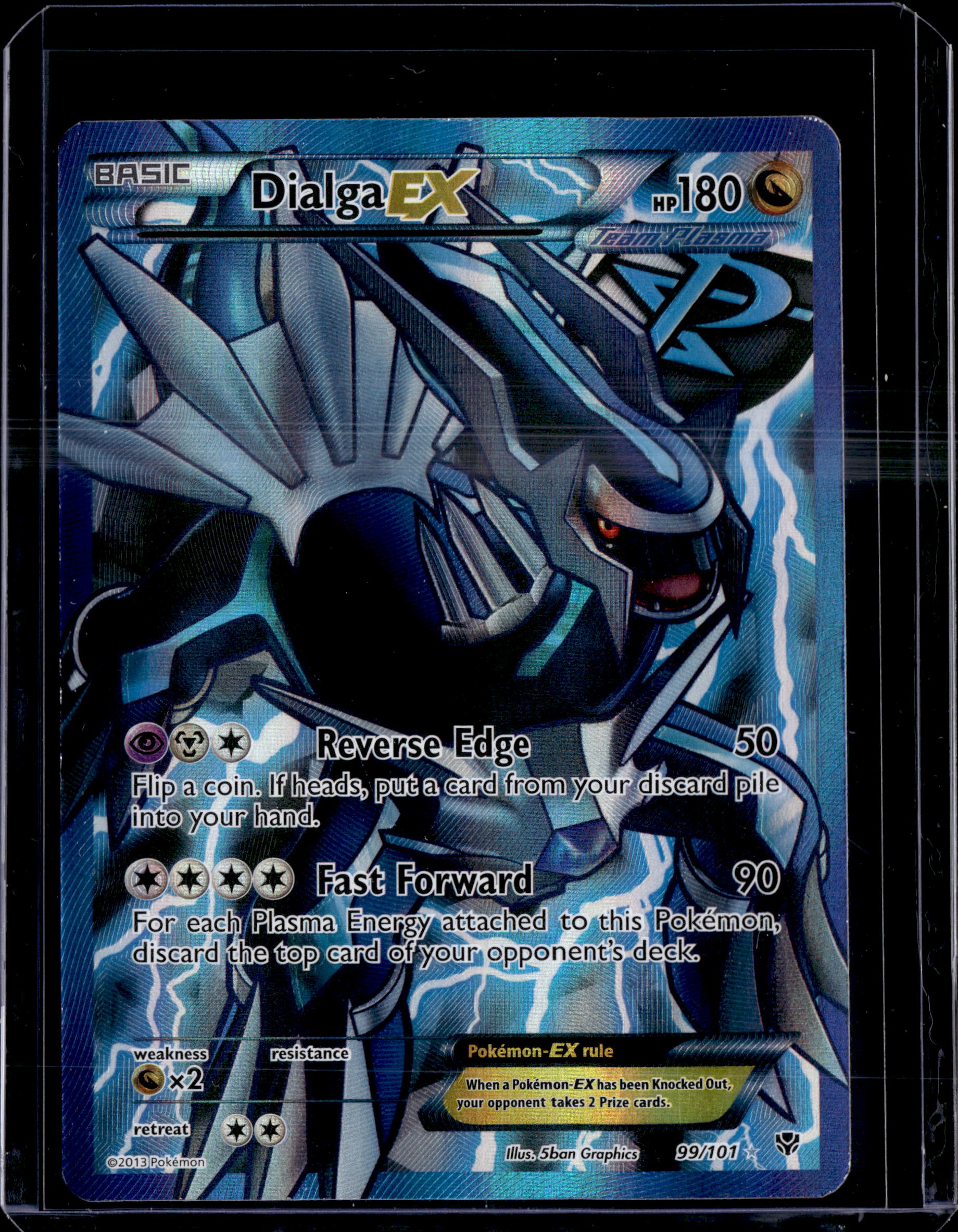 2013 Plasma Blast Dialga EX Ultra Rare