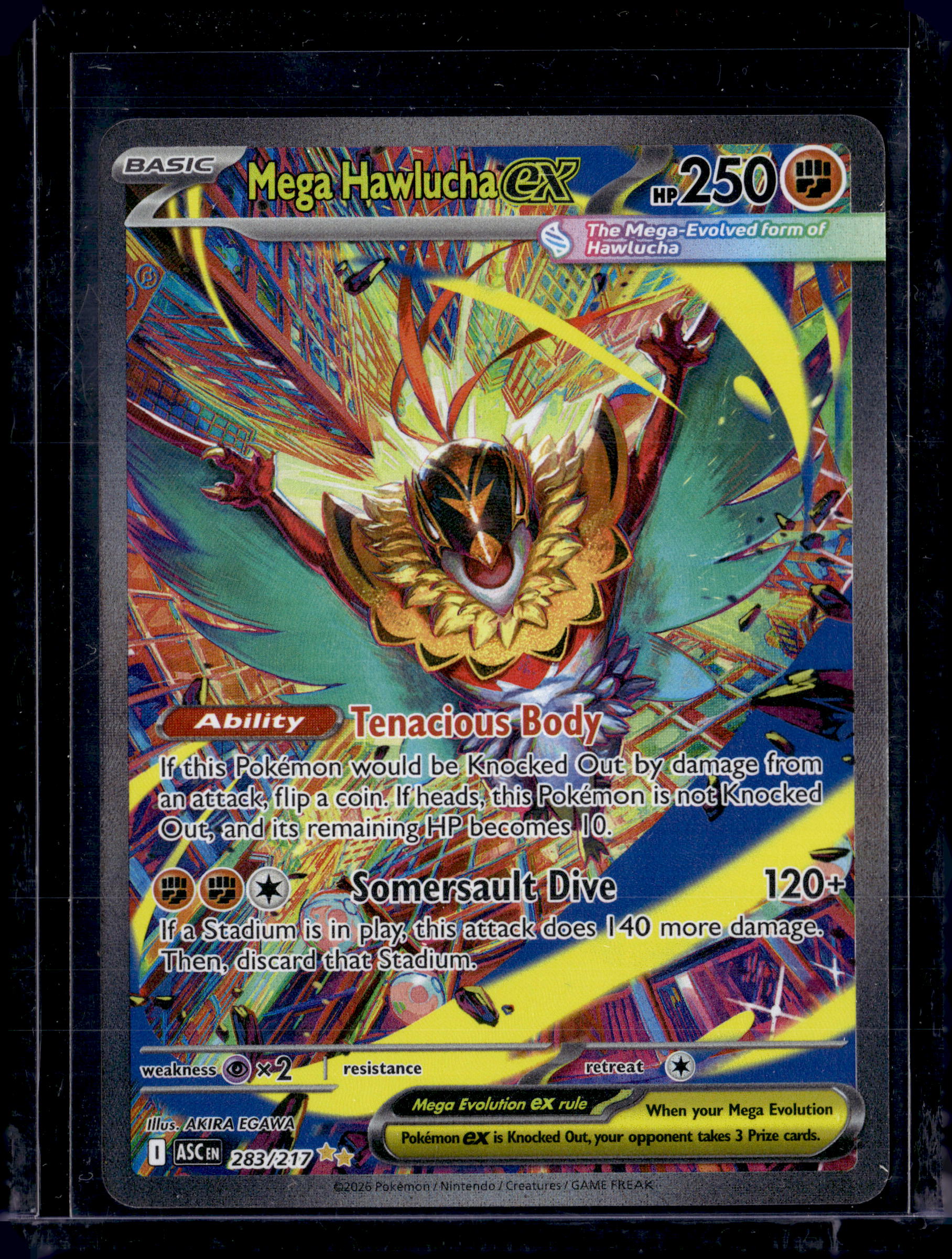2026 Ascended Heroes Mega Hawlucha ex SIR 283/217