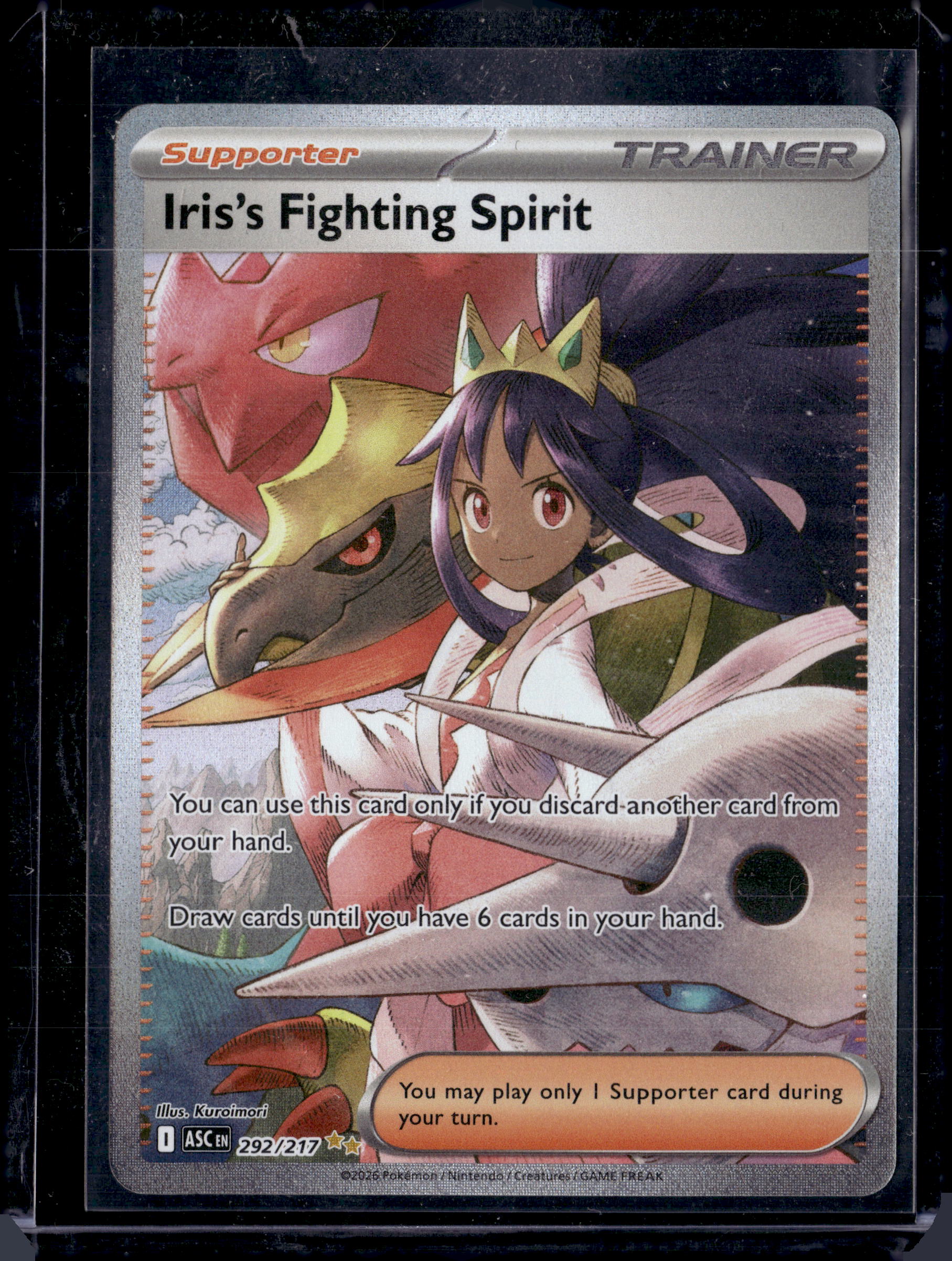 2026 Ascended Heroes Iris's Fighting Spirit SIR 292/217