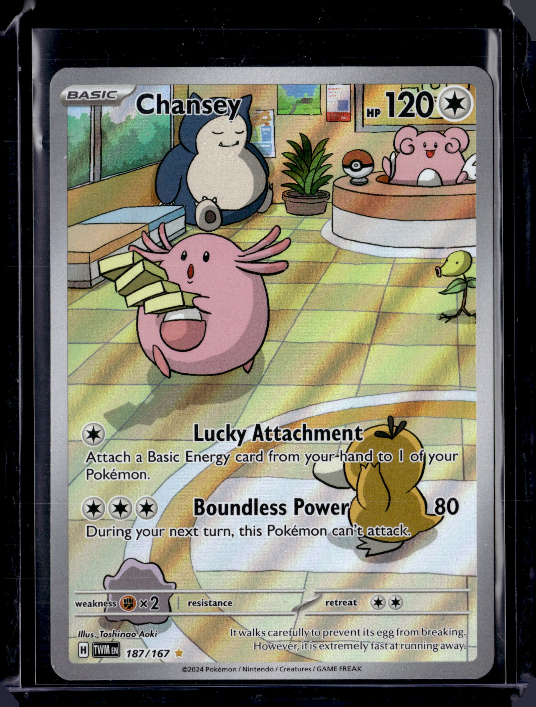 2024 Twilight Masquerade Chansey IR 187/167
