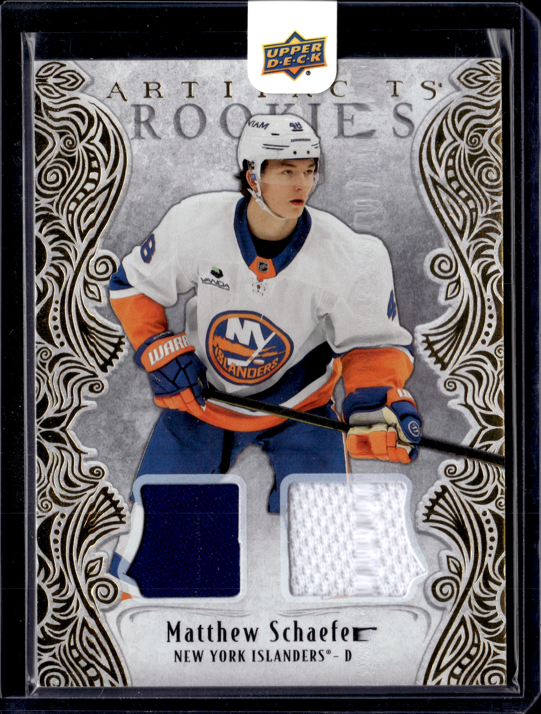 2025-26 Artifacts Rookie Gold Material /399 Matthew Schaefer