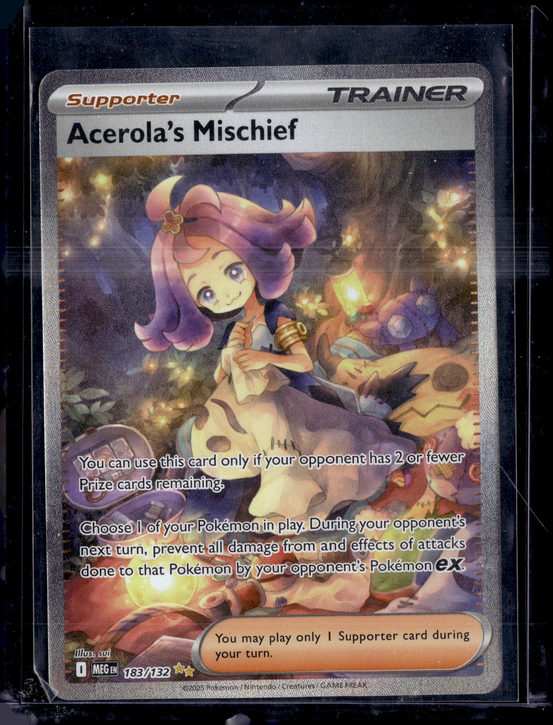2025 Mega Evolution Acerola's Mischief Special Illustration Rare