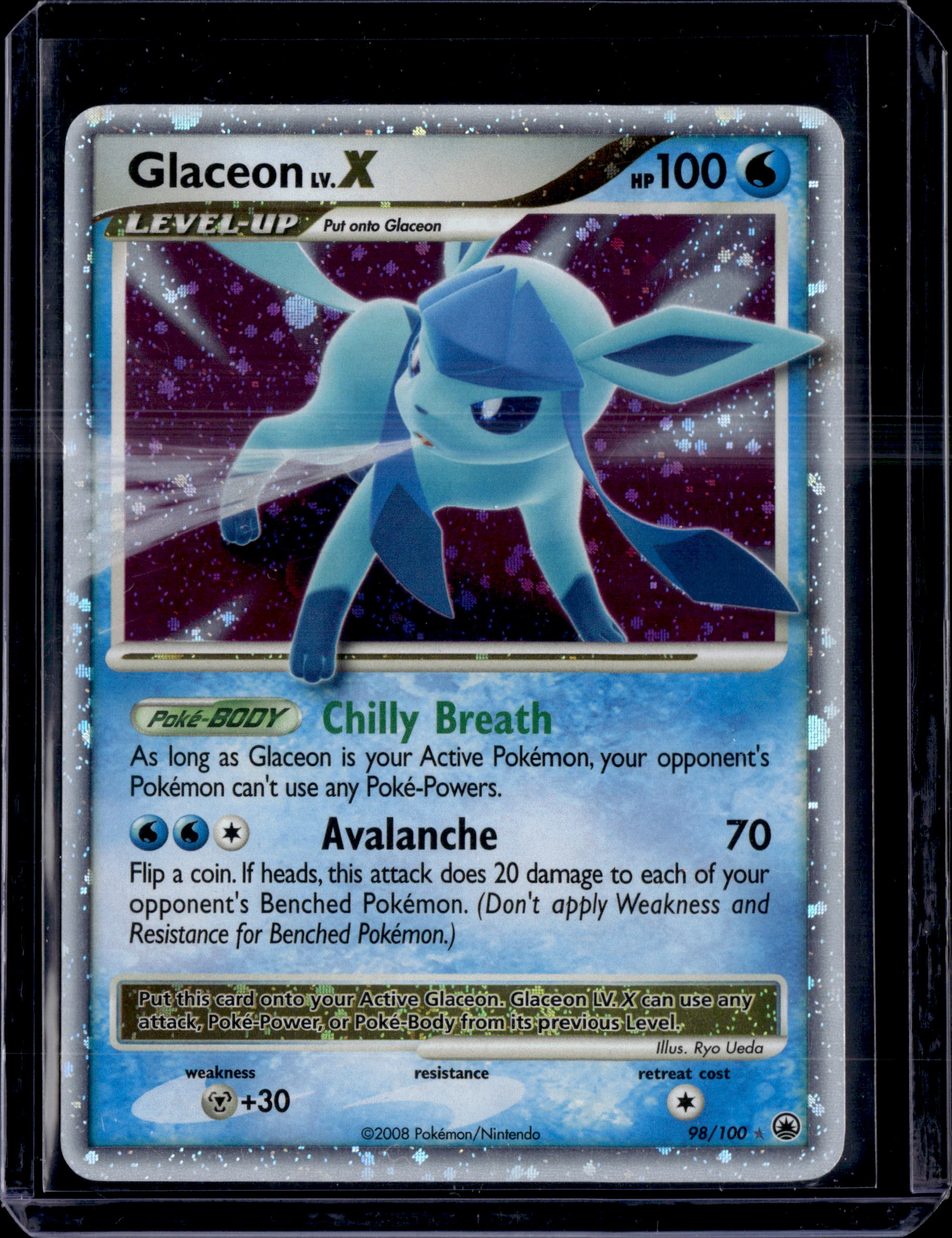 2008 Majestic Dawn Glaceon Lv. X Ultra Rare
