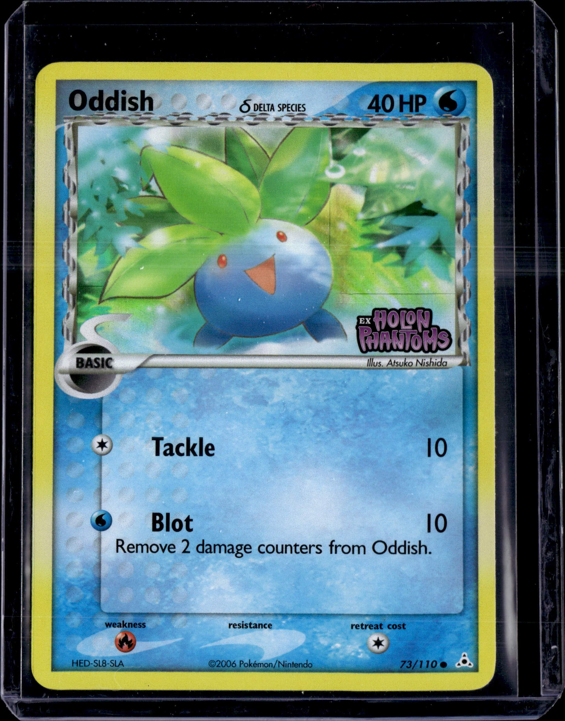 2006 EX Holon Phantoms Oddish (Delta Species) Reverse Holo (Stamped)