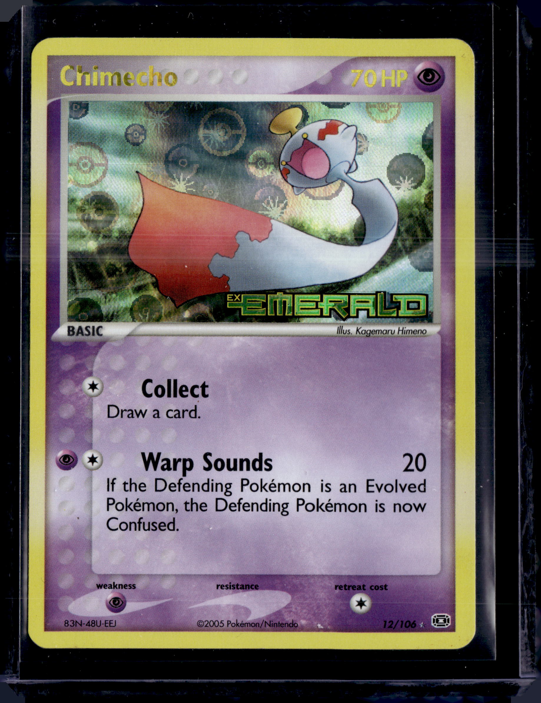 2005 EX Emerald Chimecho Reverse Holo (Stamped)