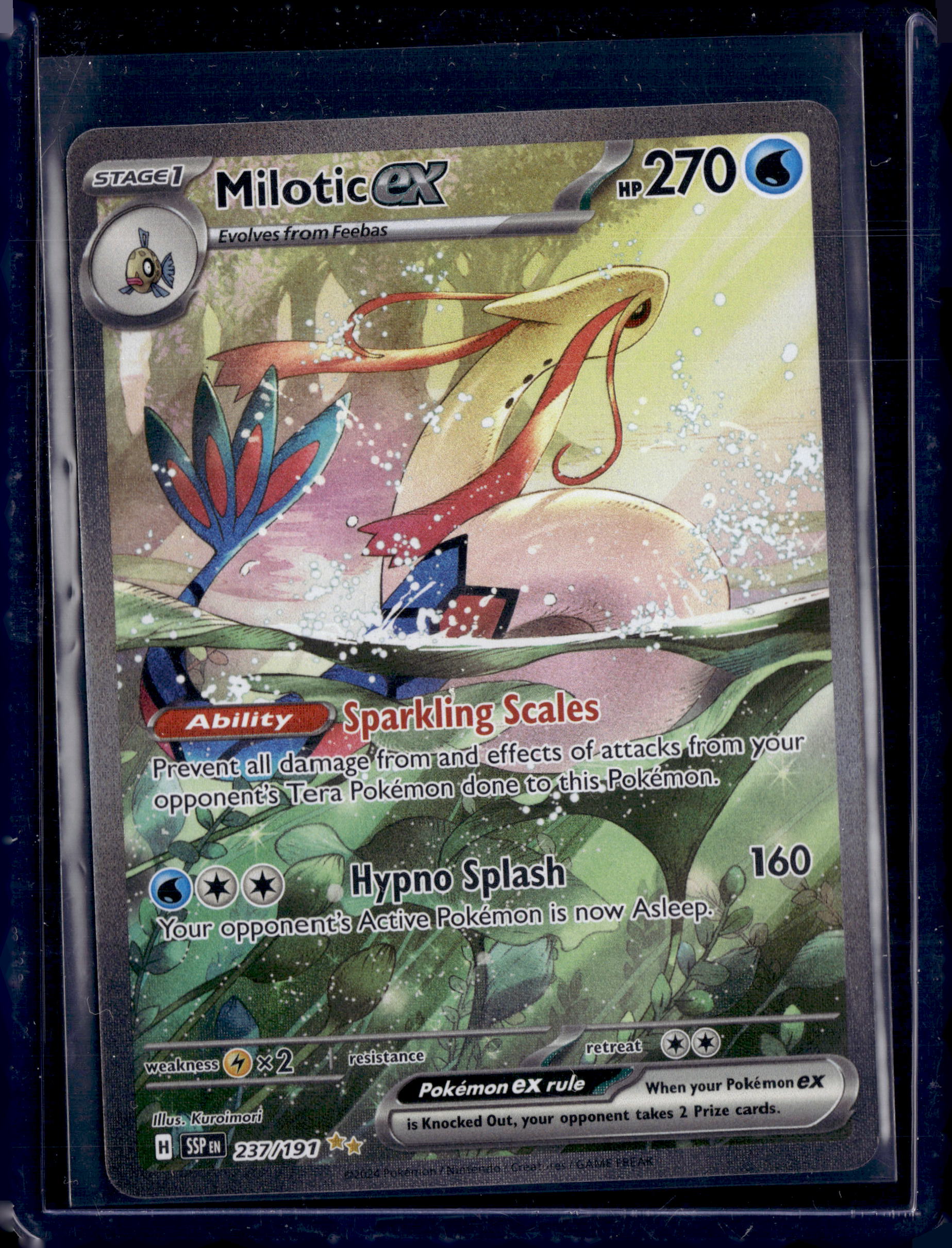 2024 Pokemon Surging Sparks Milotic Ex #237/191