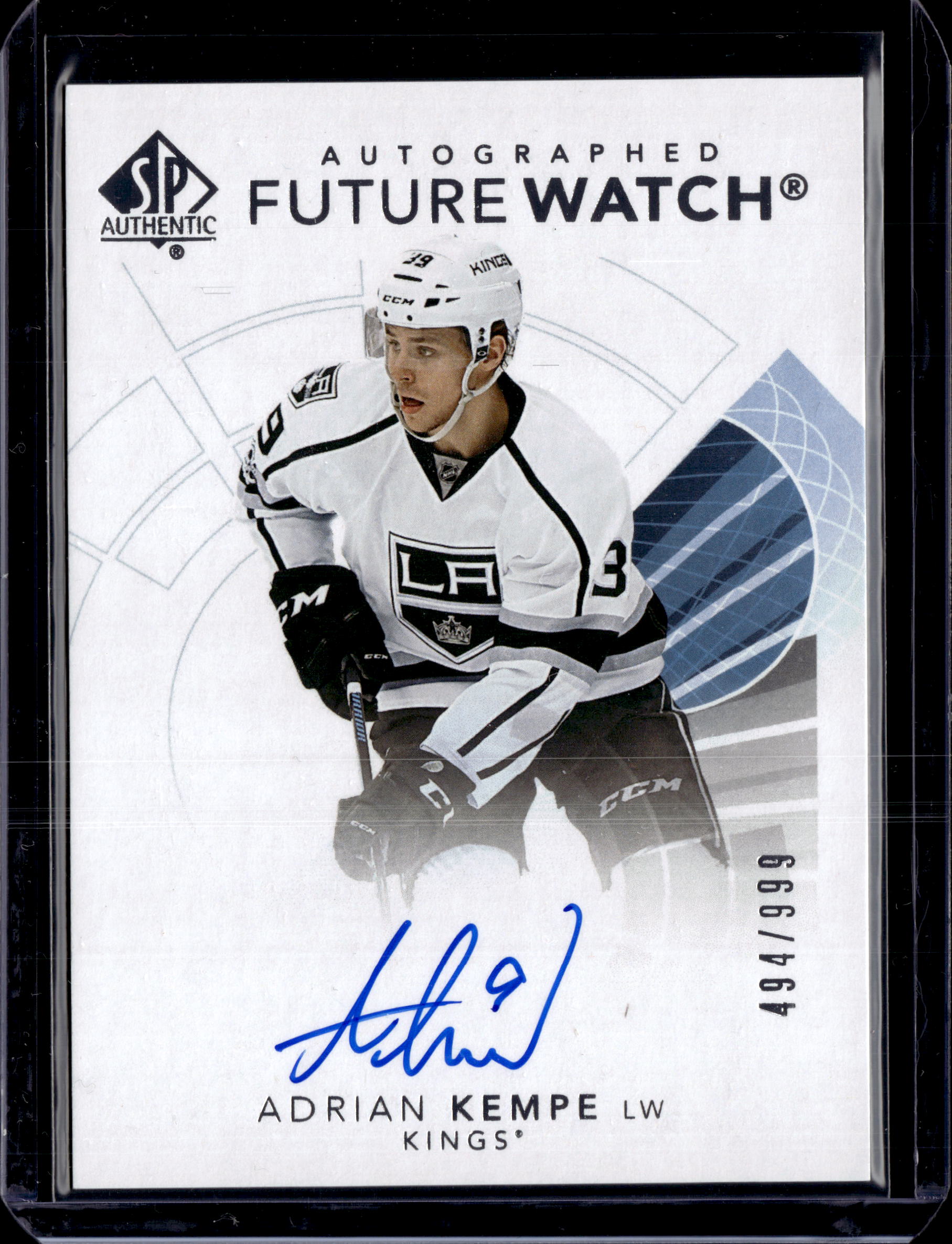 2017-18 SP Authentic Future Watch Auto Adrian Kempe