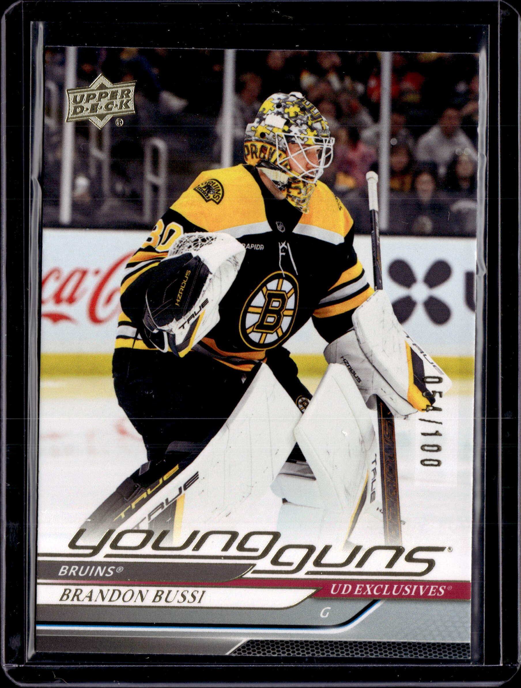 2024-25 Upper Deck Young Guns Exclusive Brandon Bussi /100