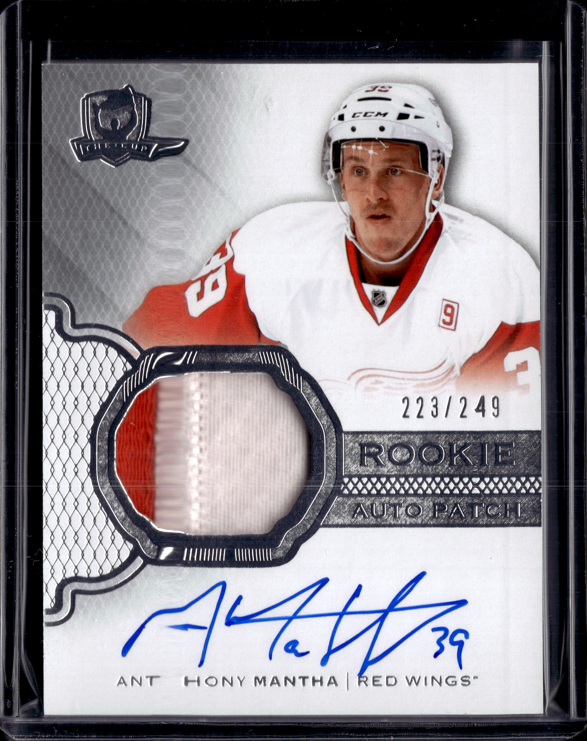 2016-17 The Cup Rookie Auto Patch /249 Anthony Mantha