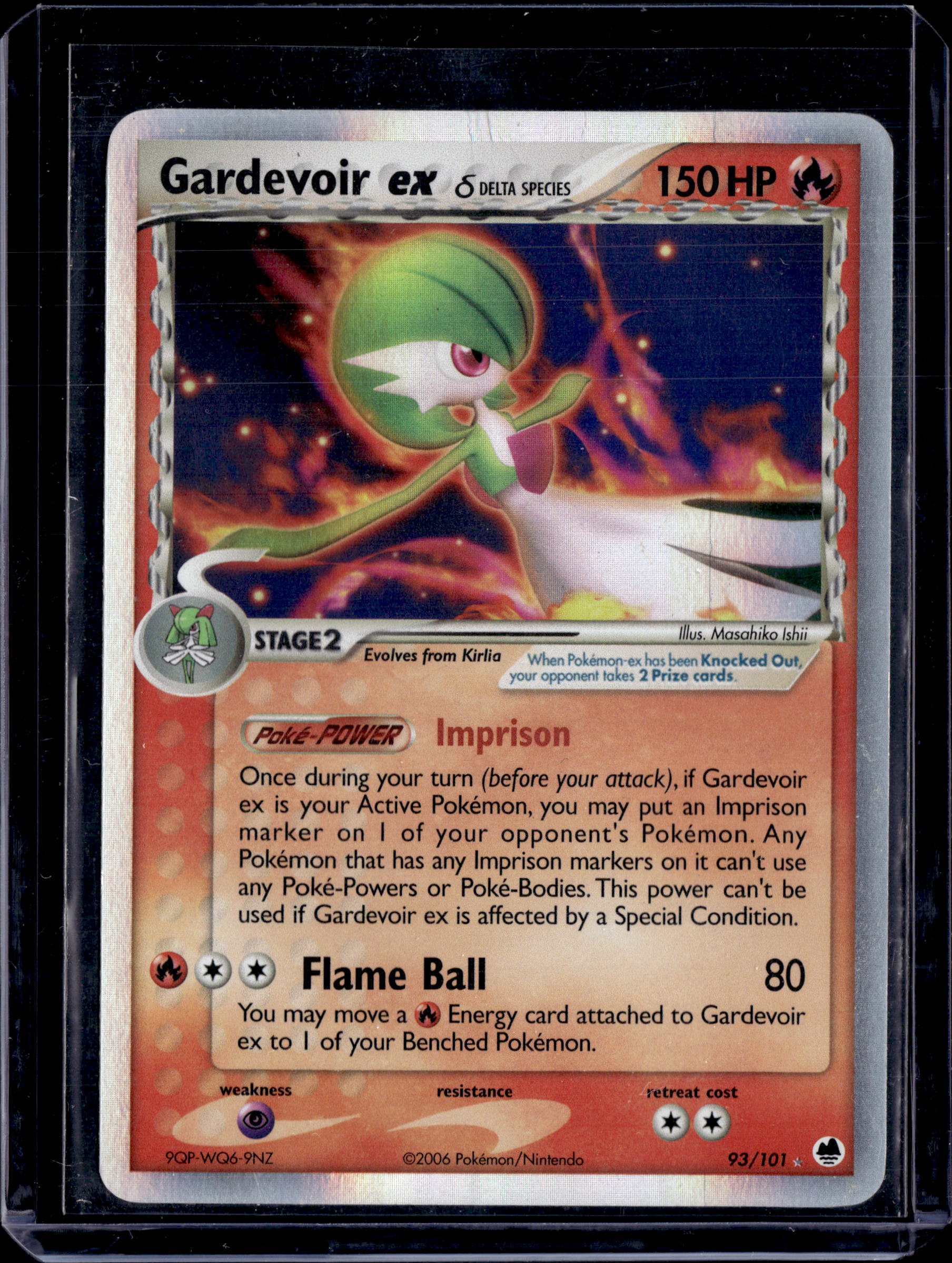 Gardevoir ex (Delta Species) Holo Ultra Rare Dragon Frontiers 93/101