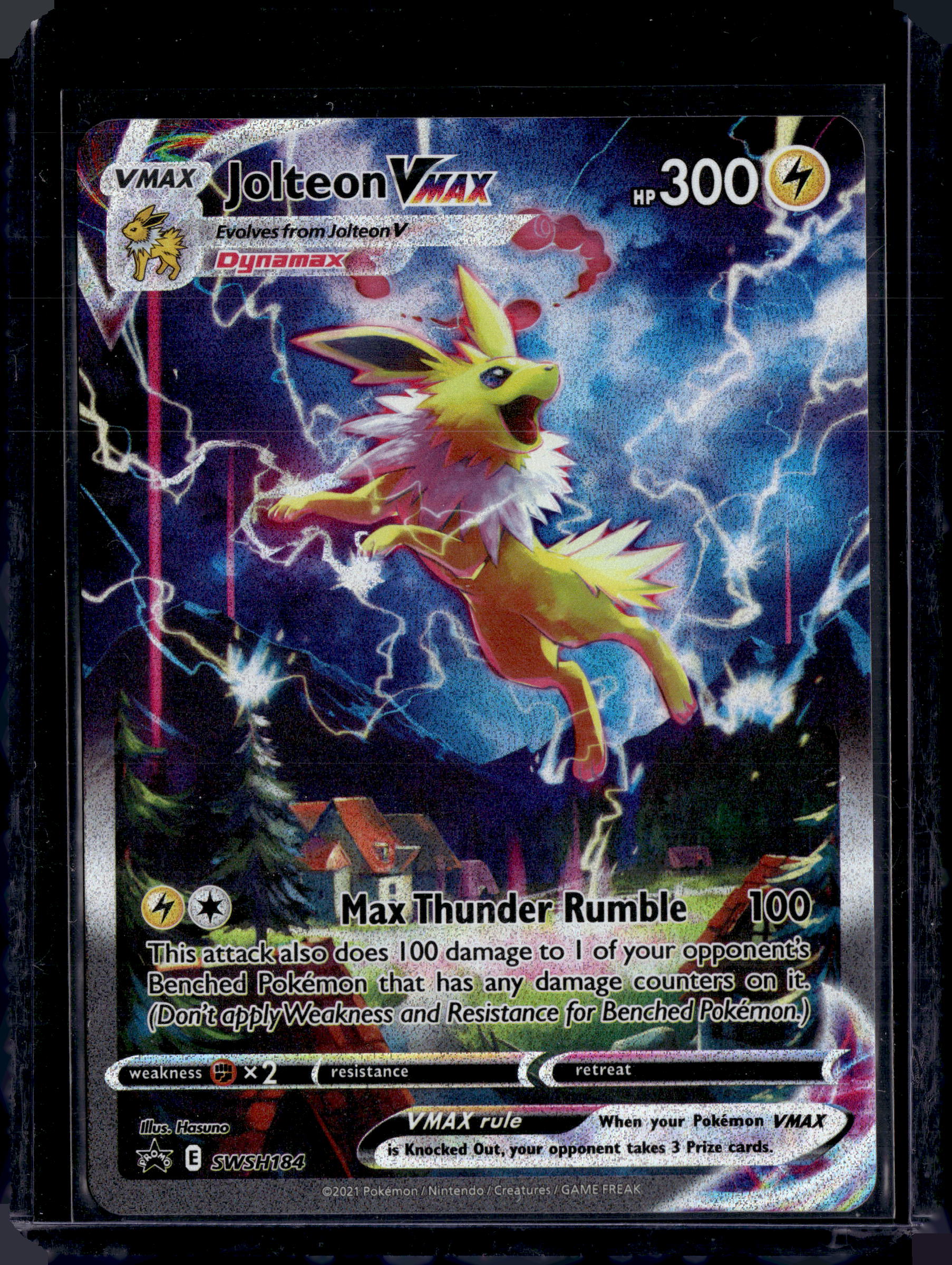 Pokémon Sword & Shield Promo Jolteon VMAX SWSH184 (B)