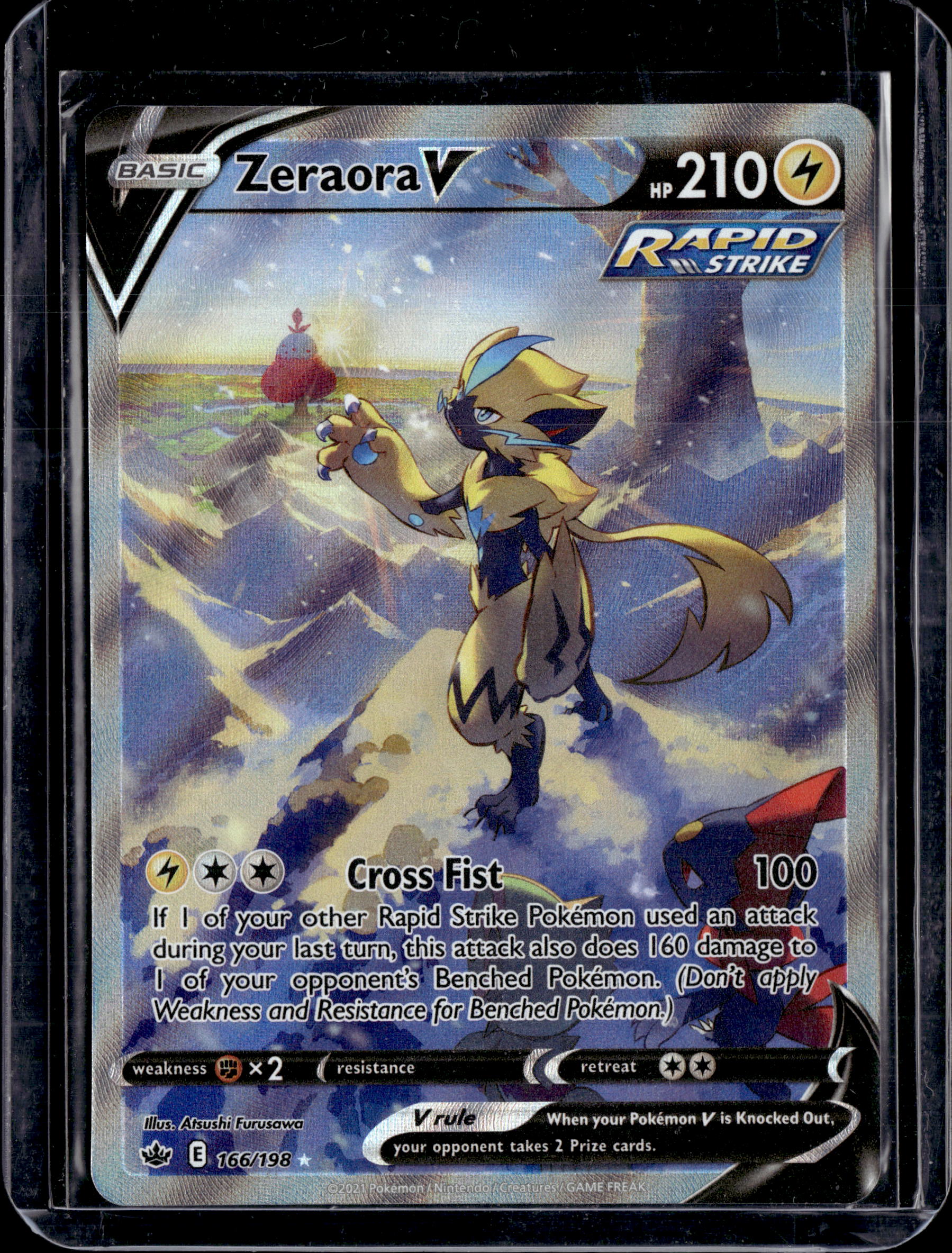 Zeraora V 166/198 SWSH06 Chilling Reign - Alternate Art