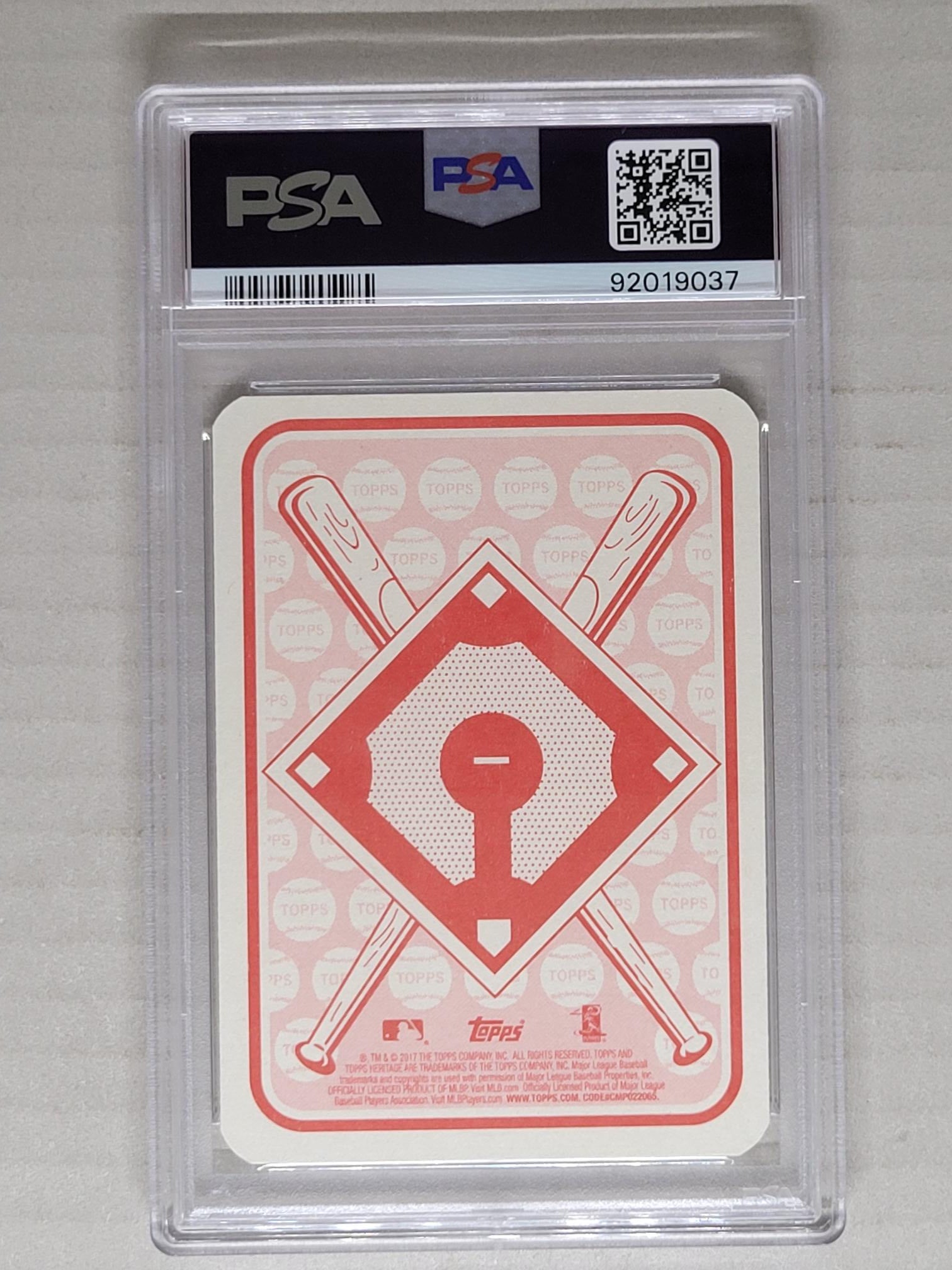 2017 Topps Heritage 1968 Topps Game #10 Aaron Judge Yankees RC Rookie PSA 10