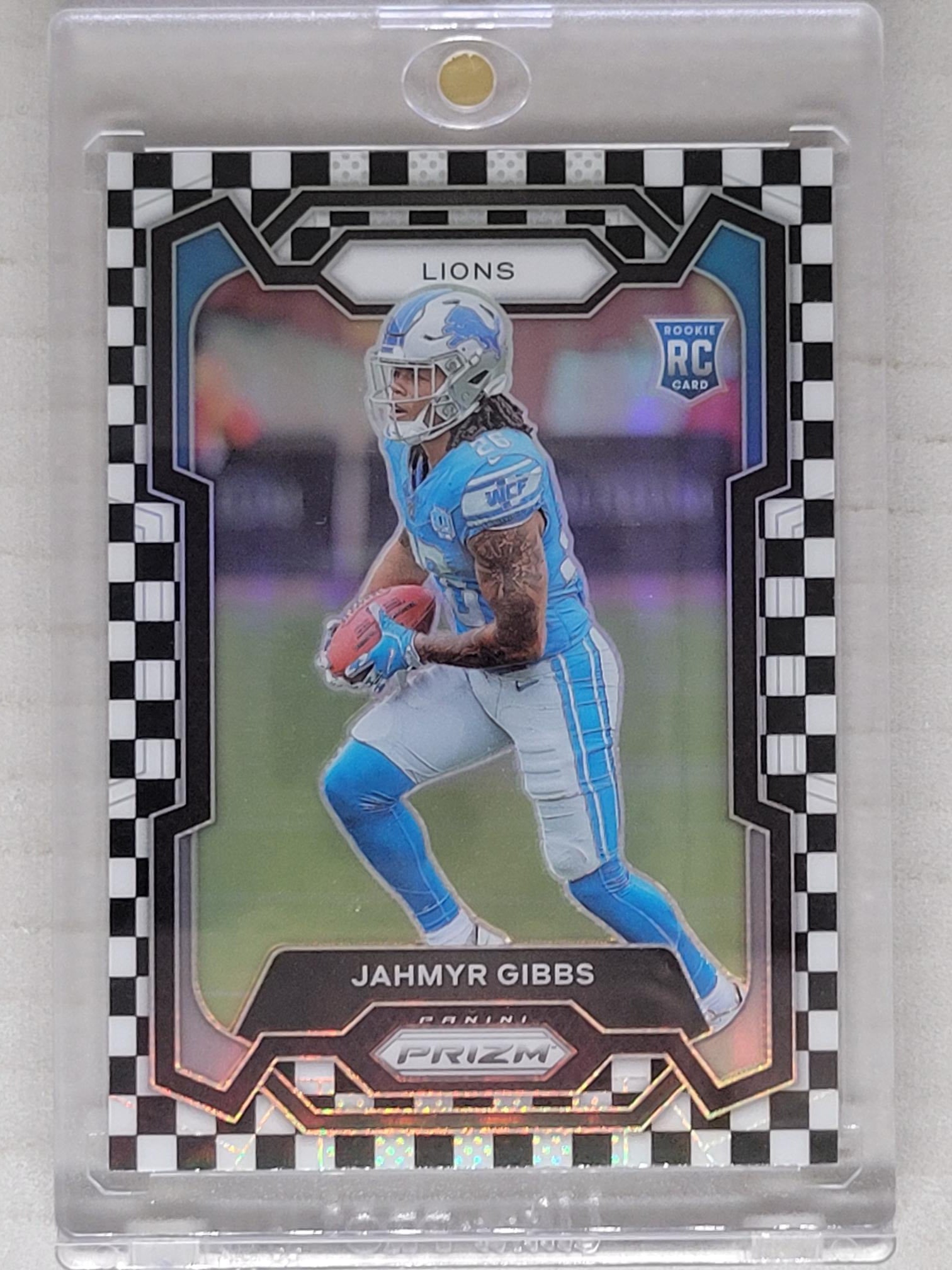 2023 Prizm Jahmyr Gibbs Checkerboard Rookie RC SP #331 Detroit Lions