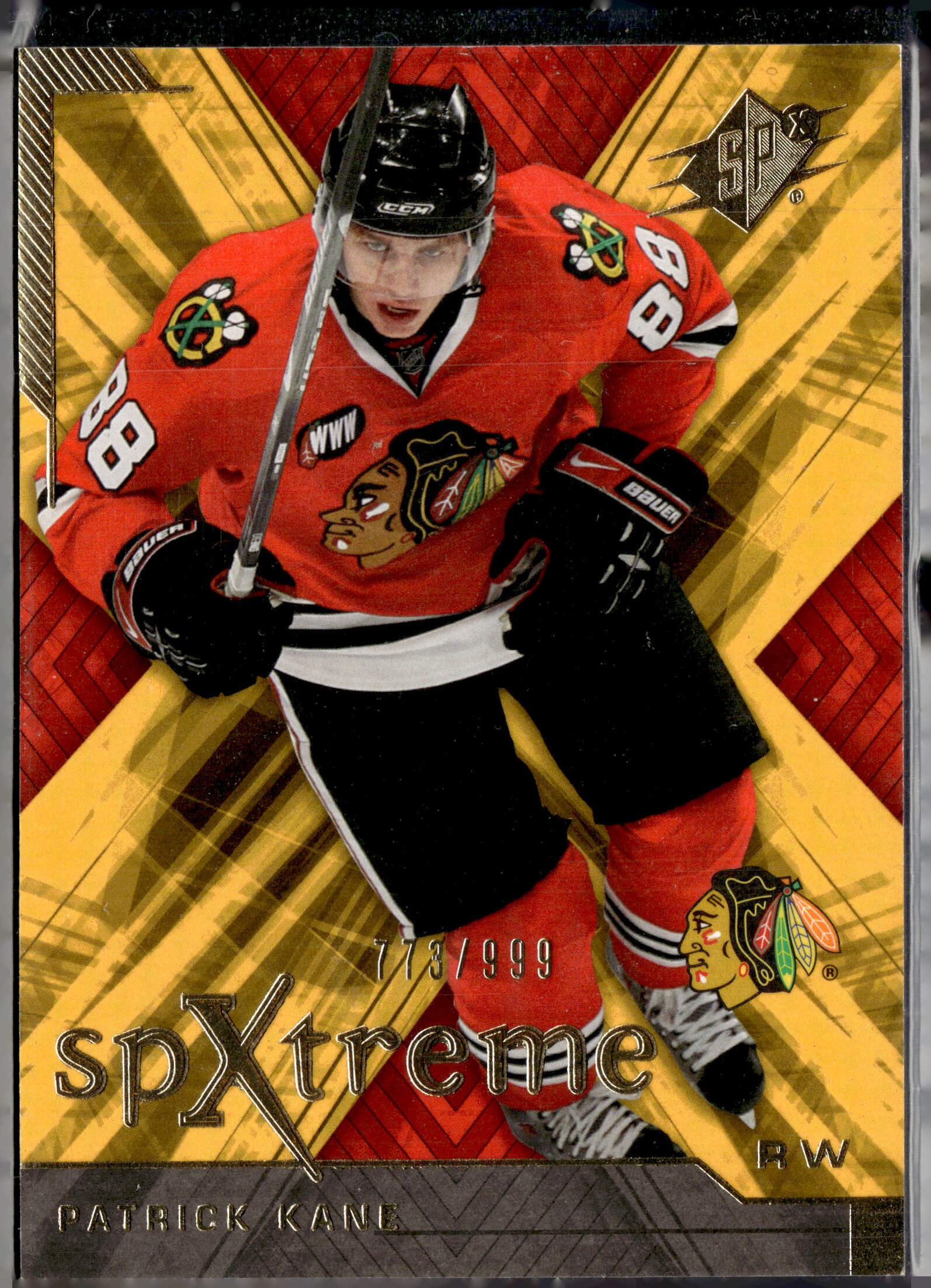 2007-08 SPX Patrick Kane spXtreme /999 #X55