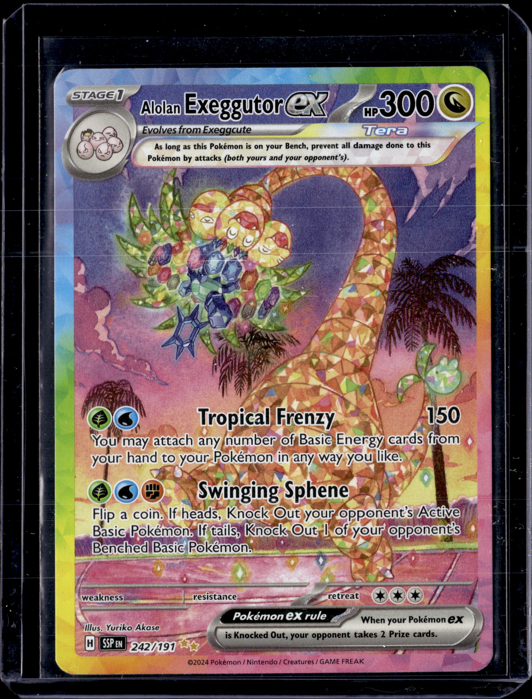2024 Surging Sparks Aiolan Exeggutor ex SIR Holo