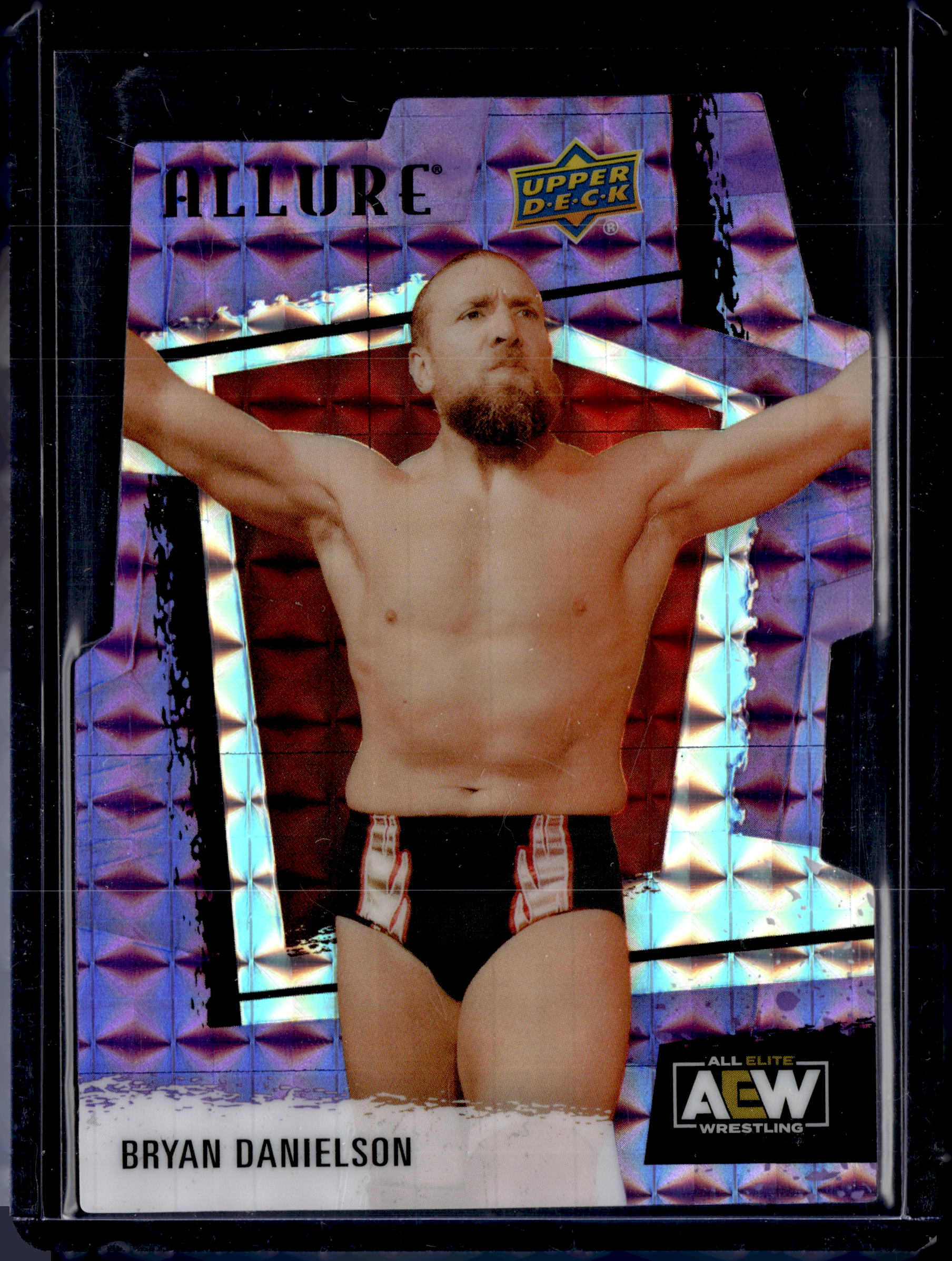 2023 Upper Deck AEW Purple Diamond Allure /10 Bryan Danielson
