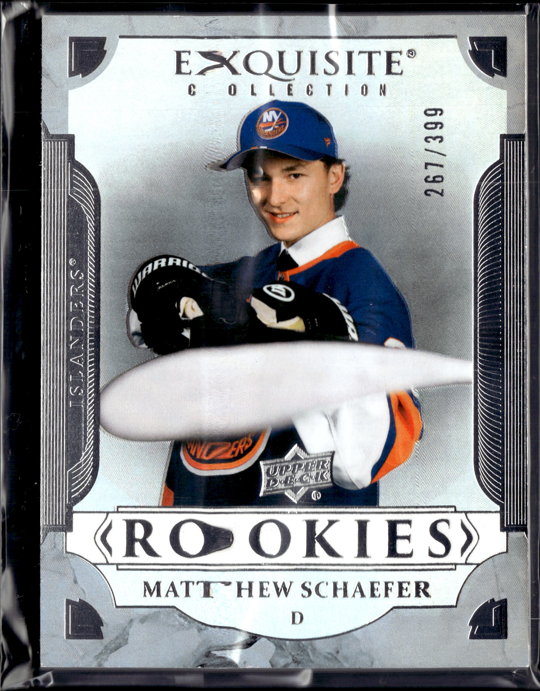 2025-26 UD Black Diamond Exquisite Collection Rookies Matthew Schaefer /399