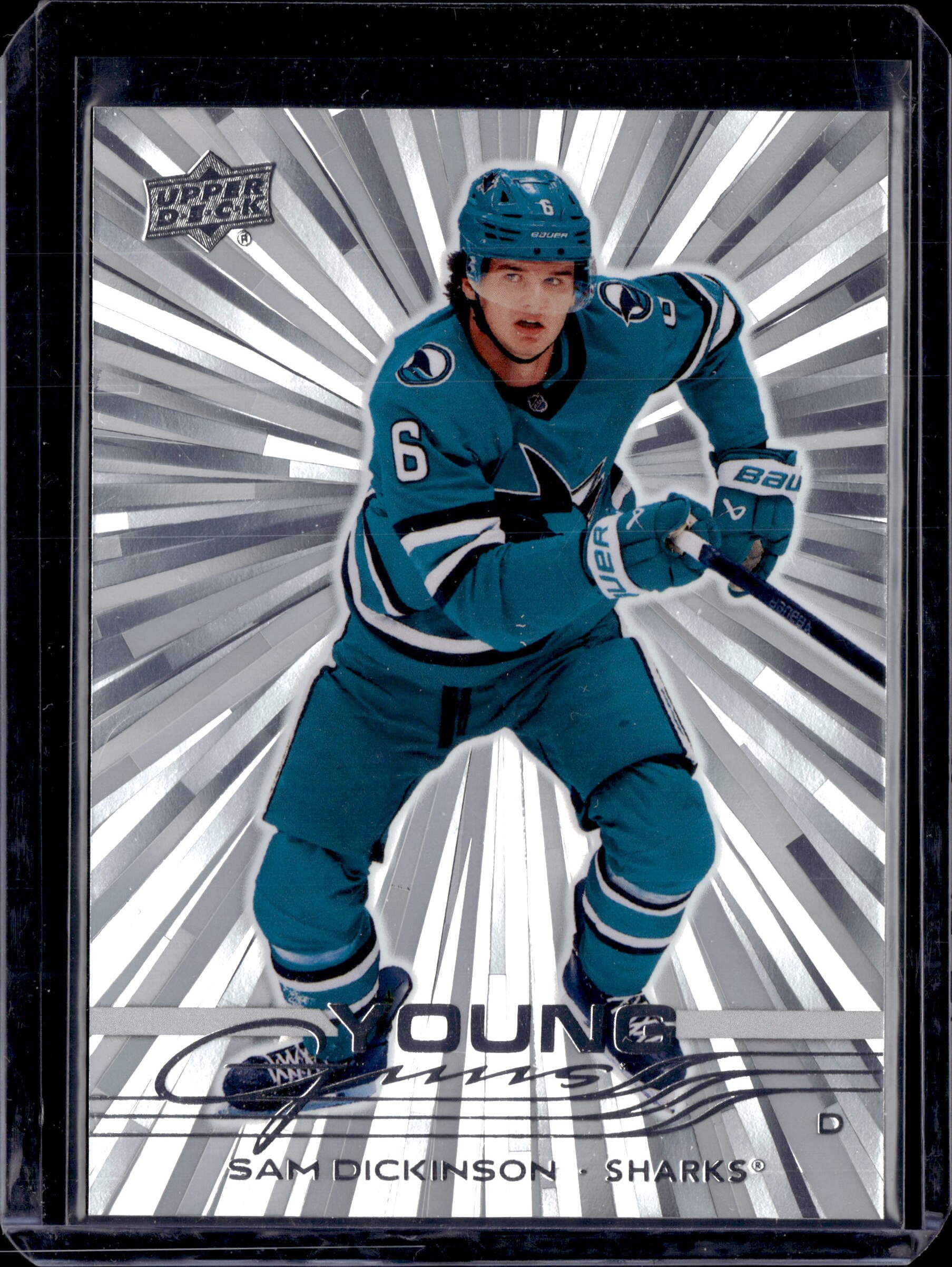 2025-26 Upper Deck Young Guns Outburst Sam Dickinson #479