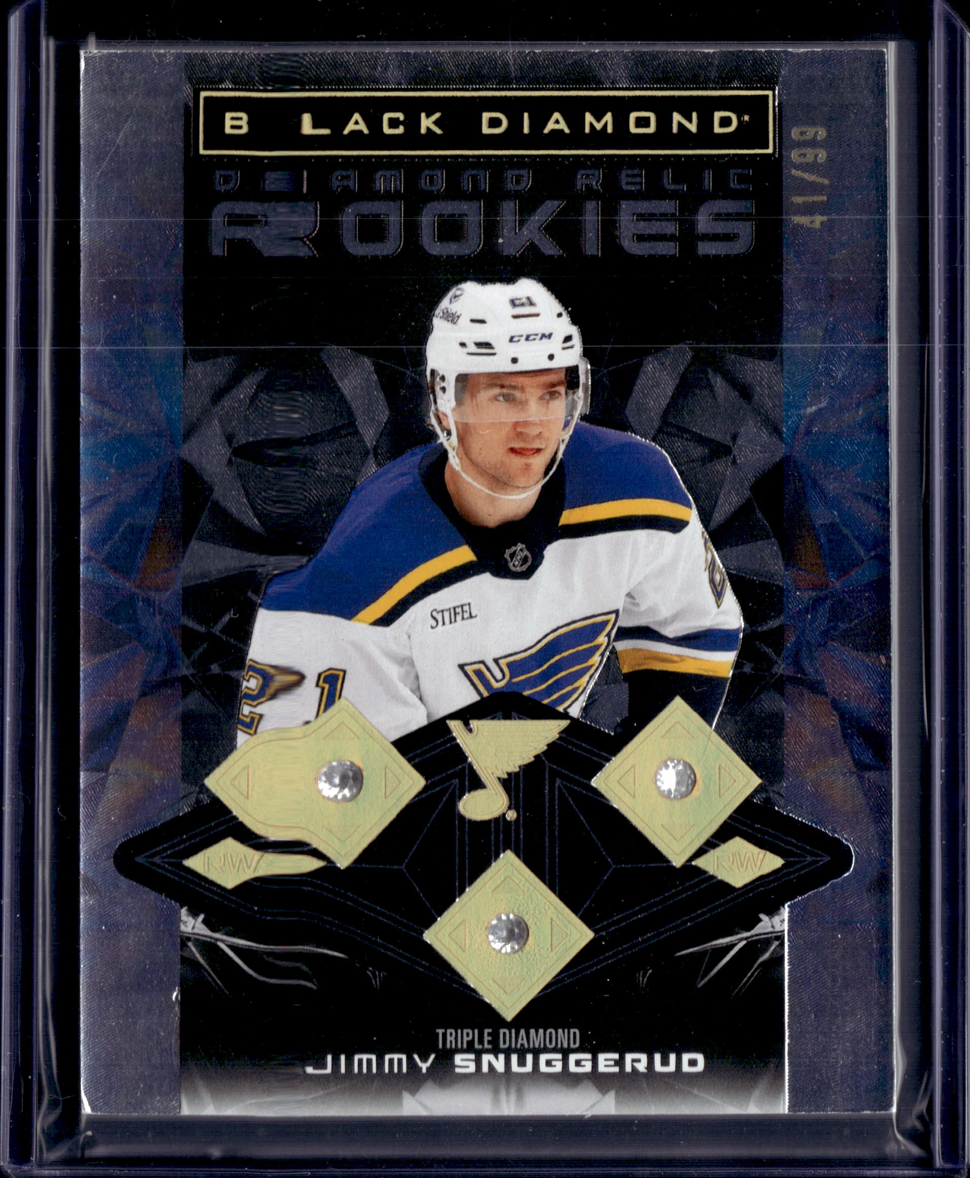 2025-26 Black Diamond Diamond Relic Rookies /99 Jimmy Snuggerud #BDR-SN