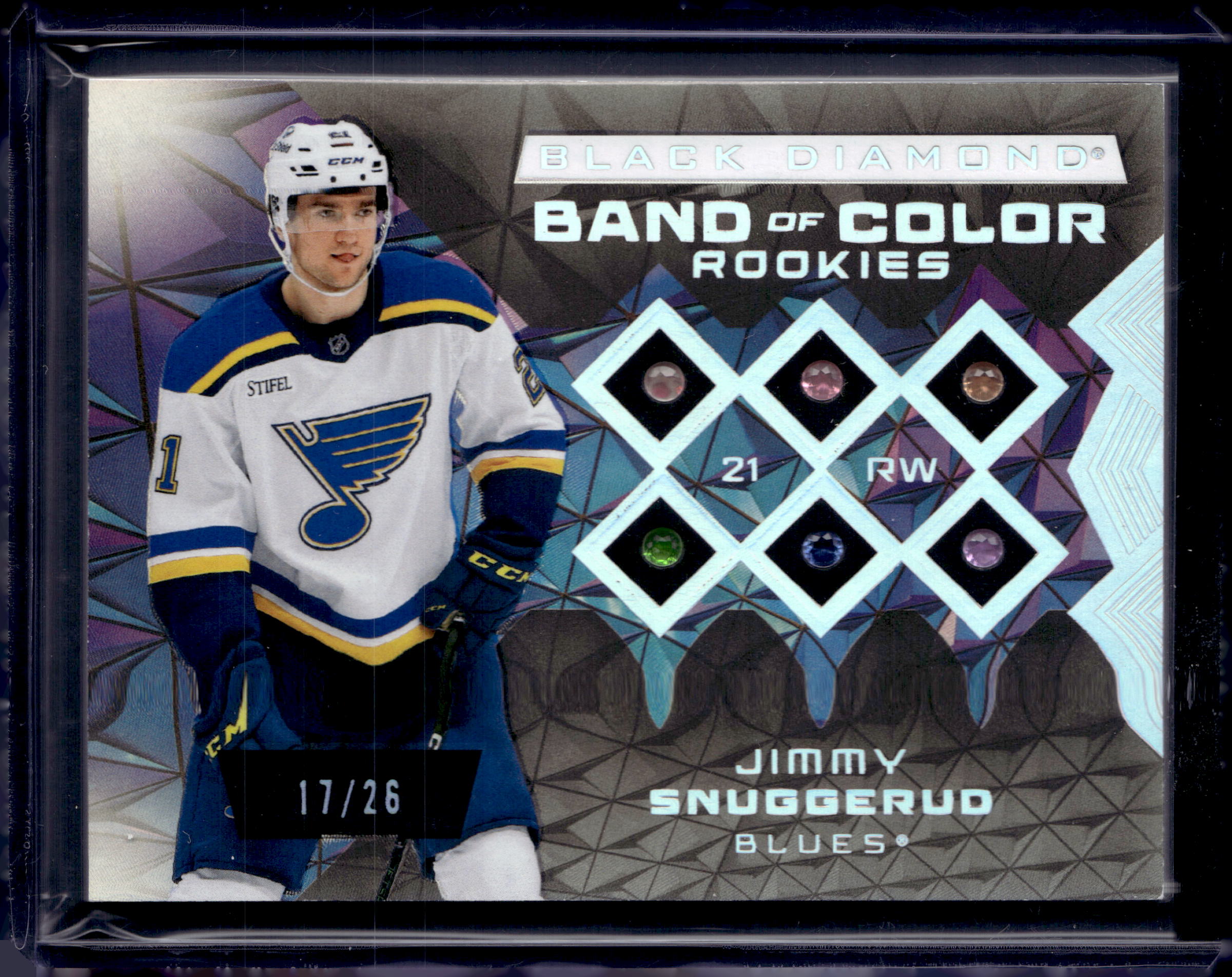 2025-26 Black Diamond Band Of Color /26 Jimmy Snuggerud #BCR-JS