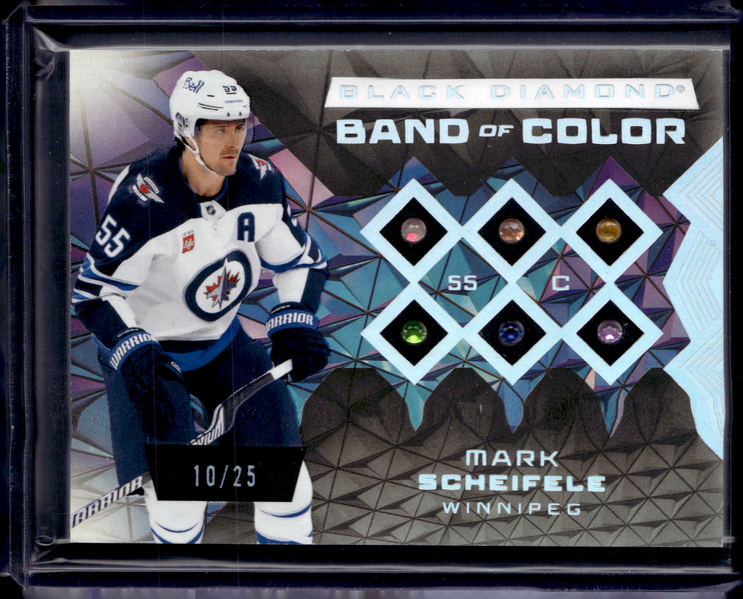 2025-26 Black Diamond Band Of Color /25 Mark Scheifele #BC-MS