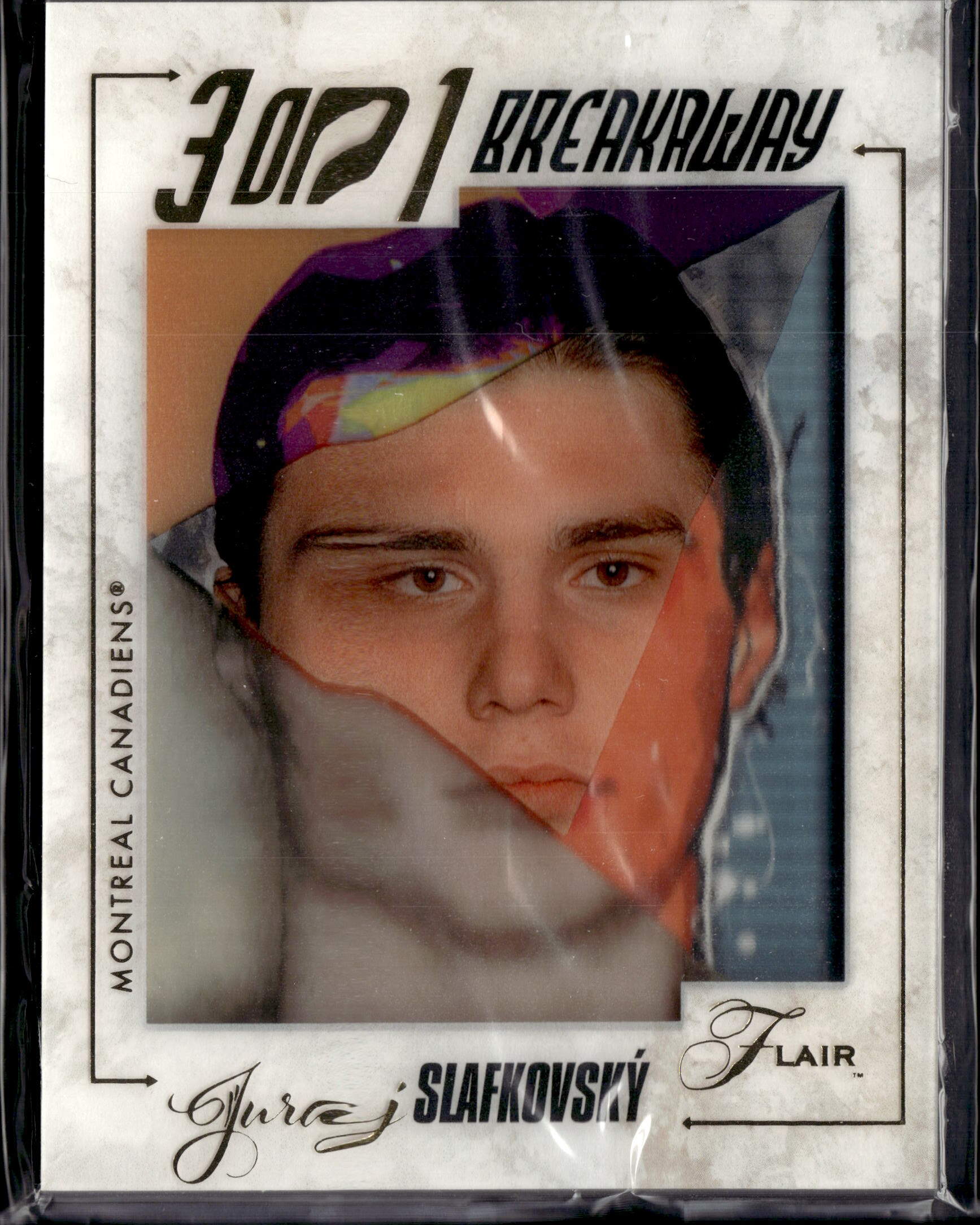 2025-26 Flair 3 On 1 Breakaway Juraj Slafkovsky #BW-5