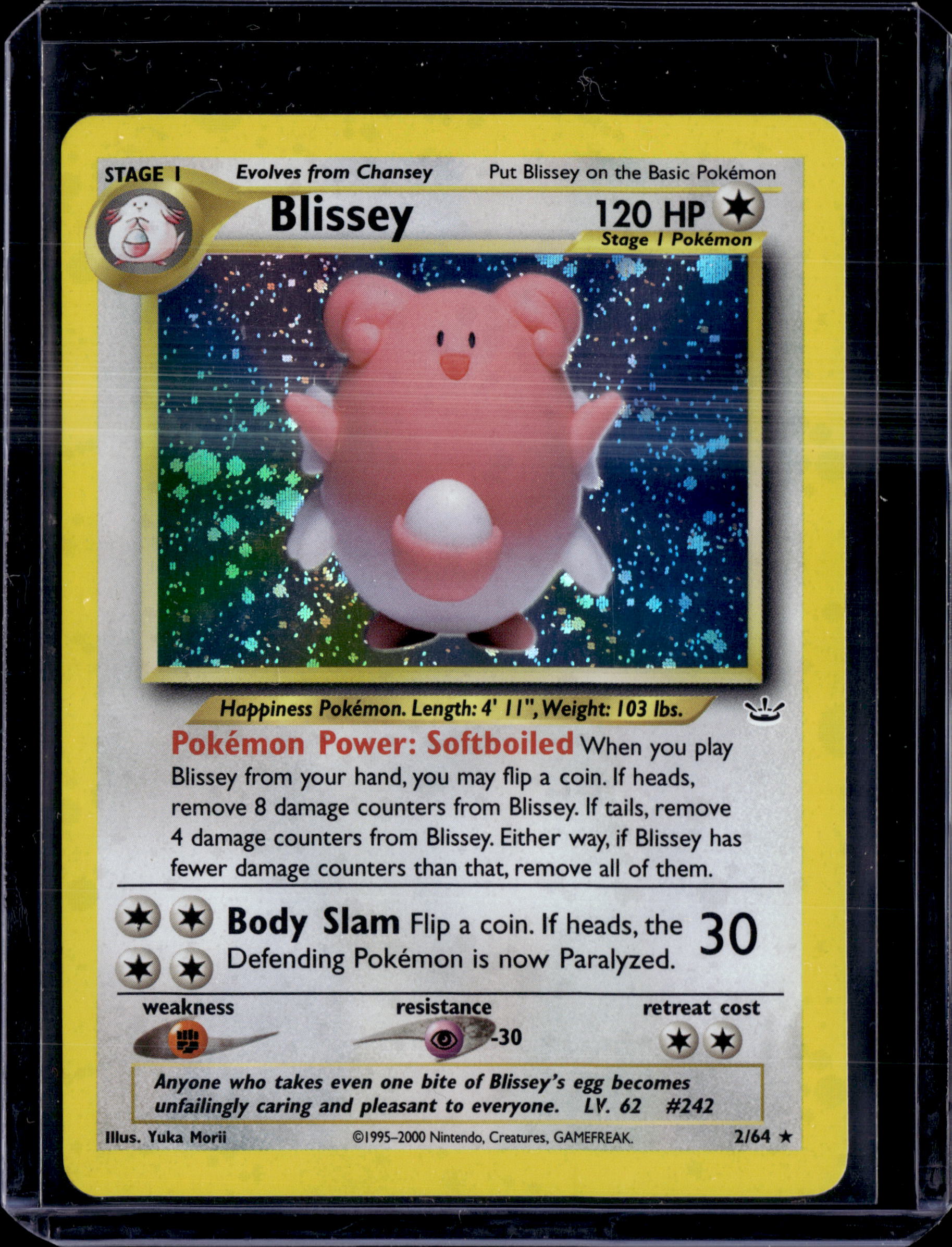 2001 Neo Revelation Blissey Holo Rare