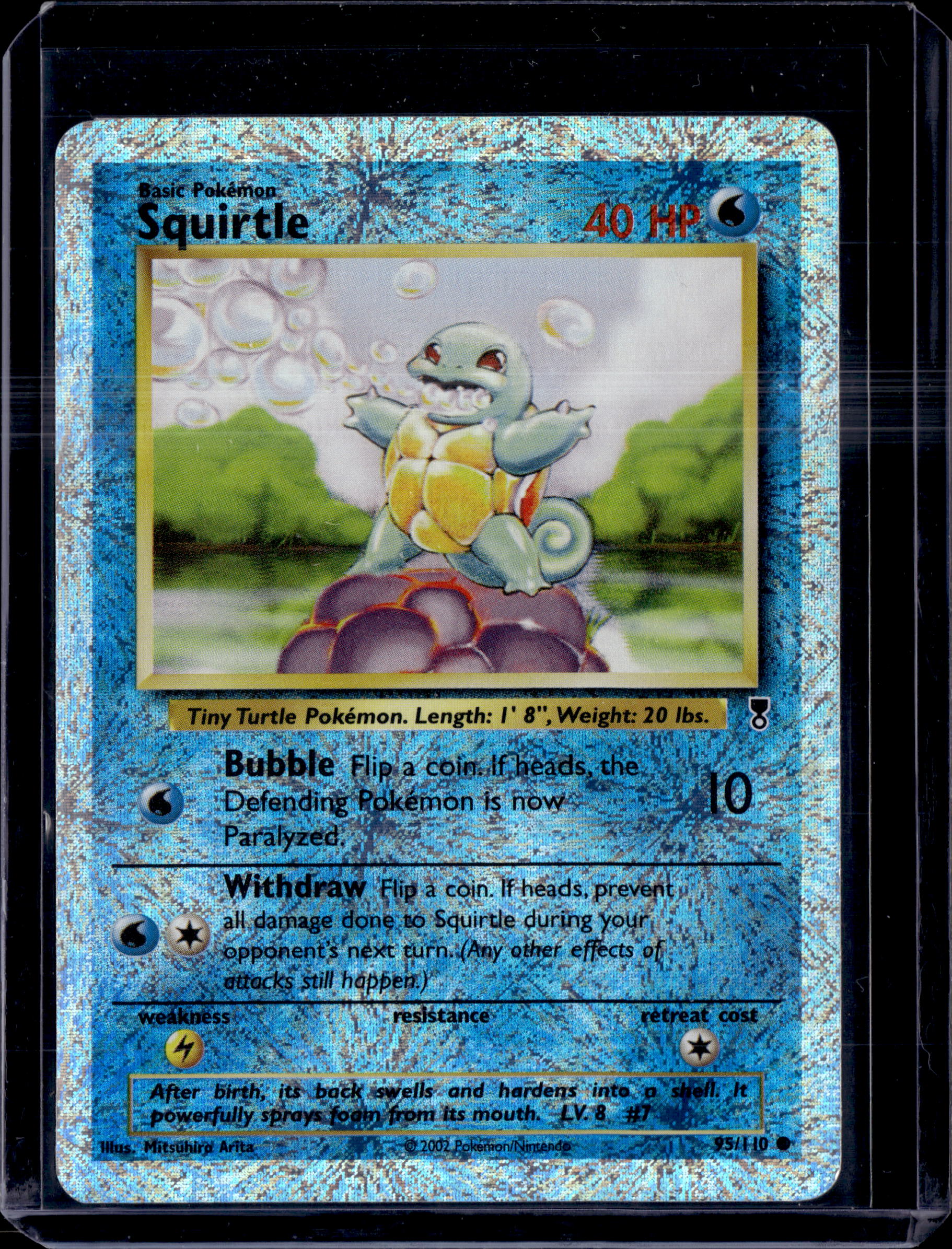 2002 Legendary Collection Squirtle Reverse Holo Common