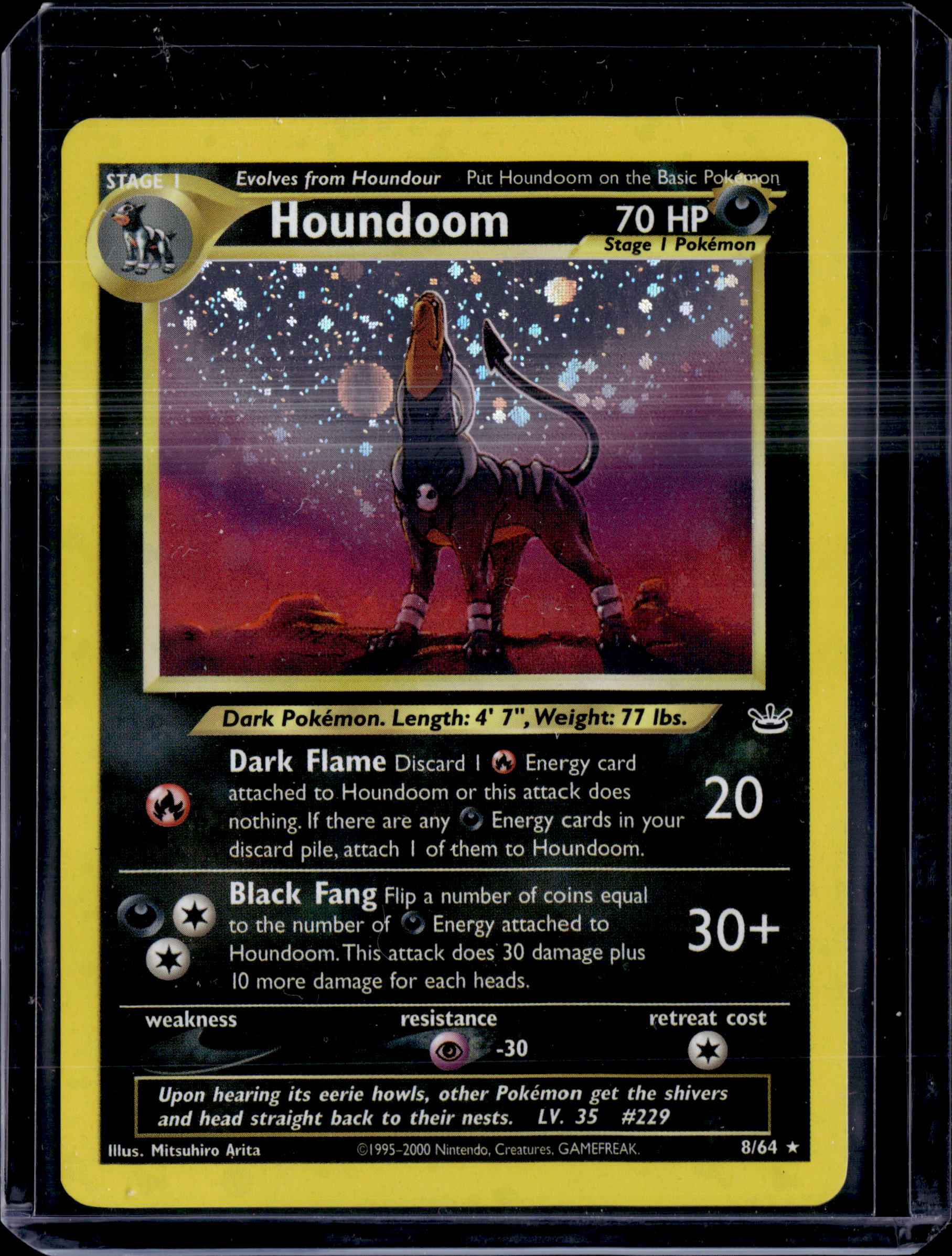 2001 Neo Revelation Houndoom Holo Rare