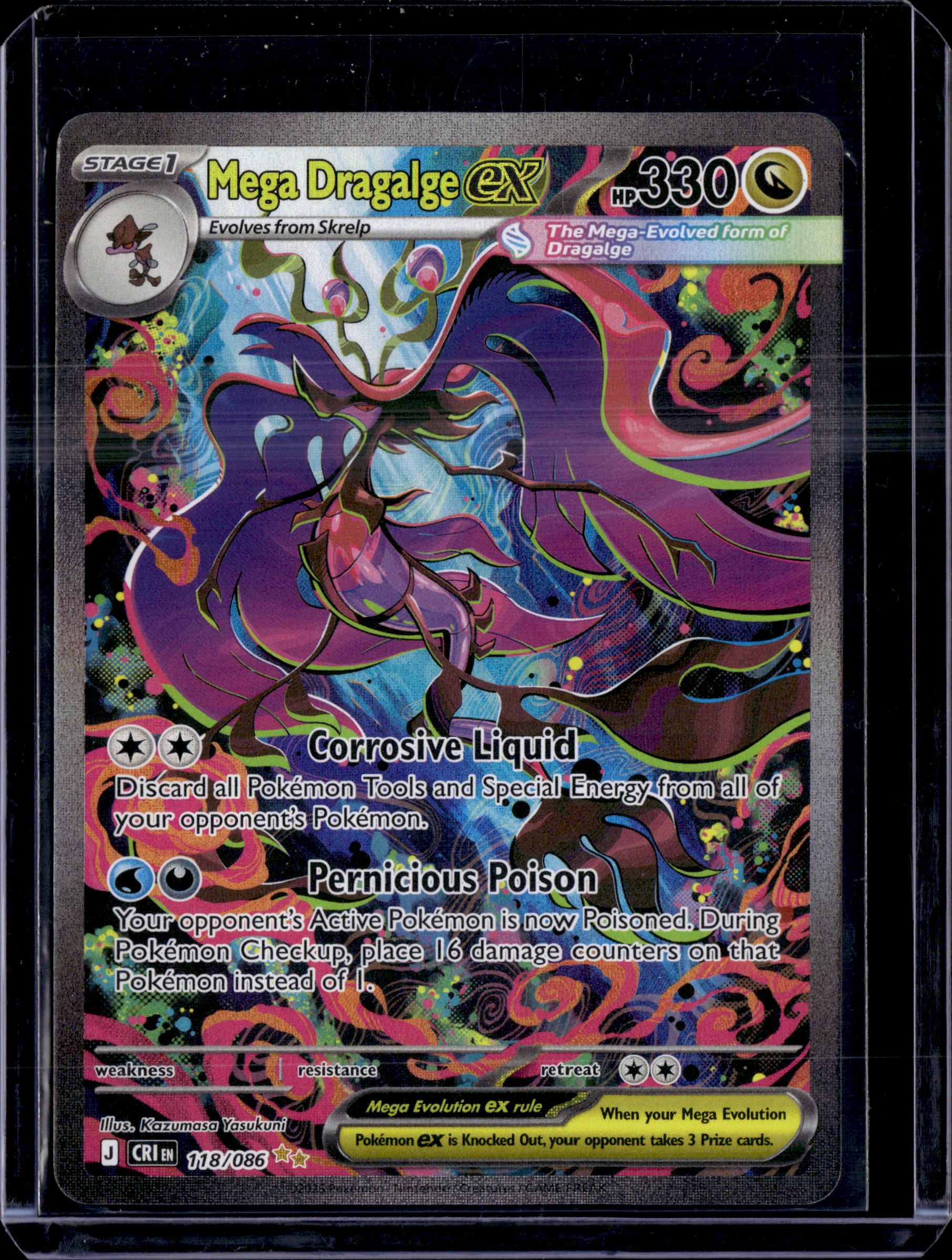 2026 Chaos Rising Mega Dragalge ex Special Illustration Rare