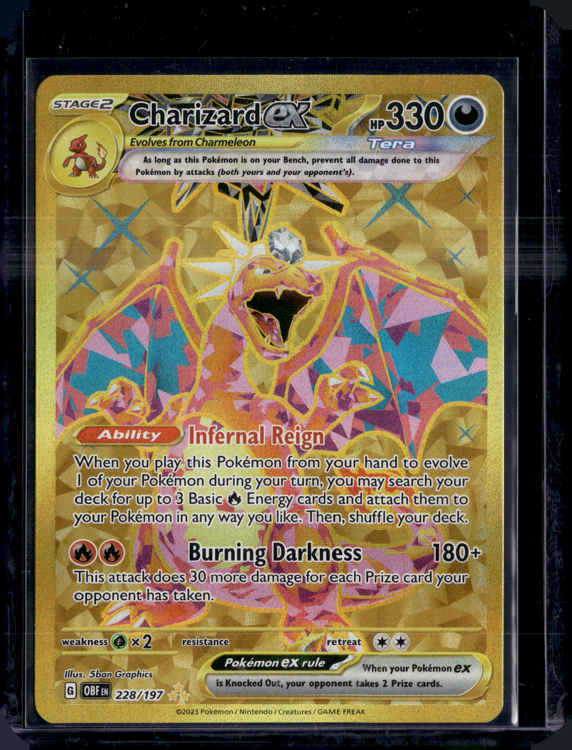 2023 Obsidian Flames Charizard ex Hyper rare