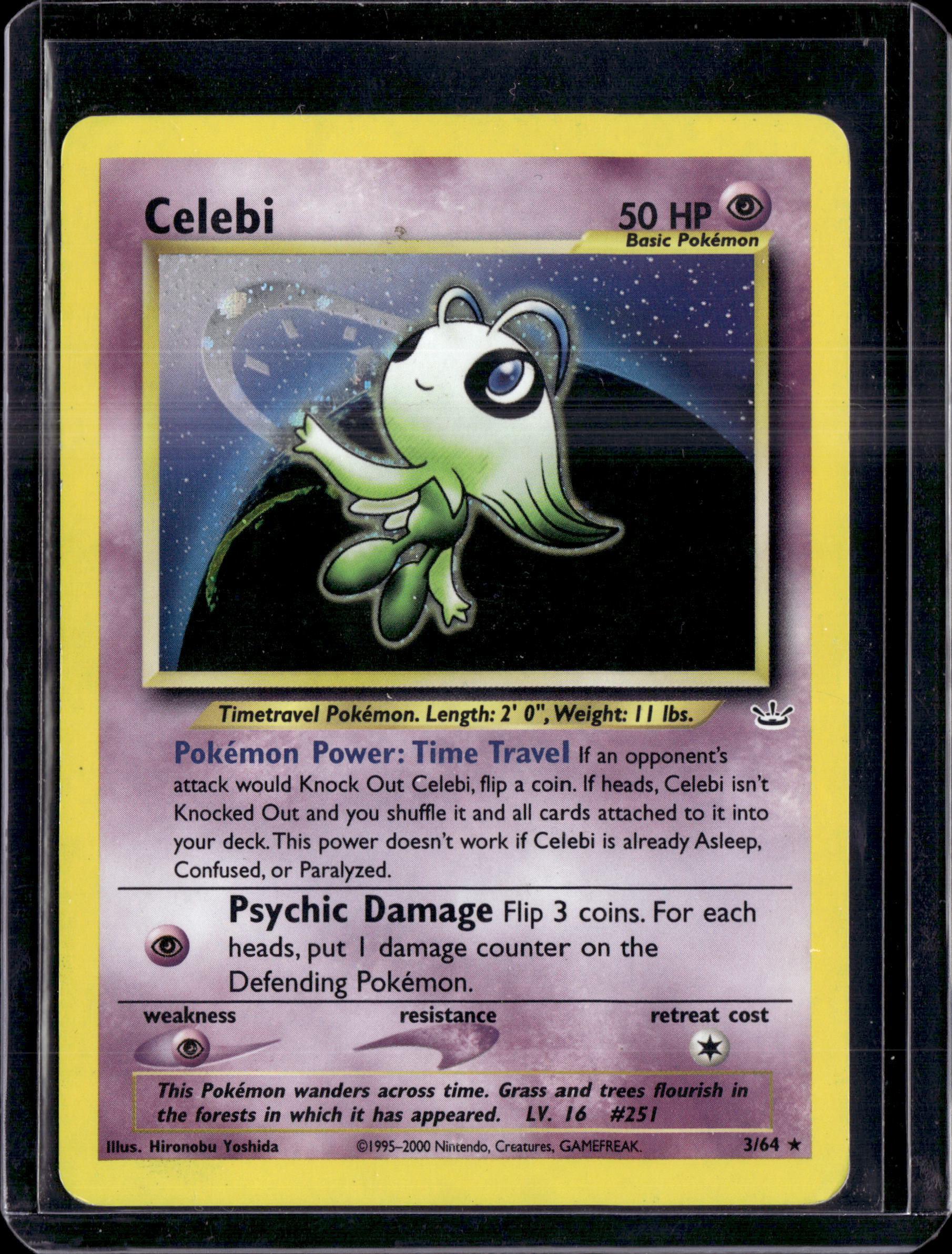 2001 Neo Revelation Celebi Holo Rare