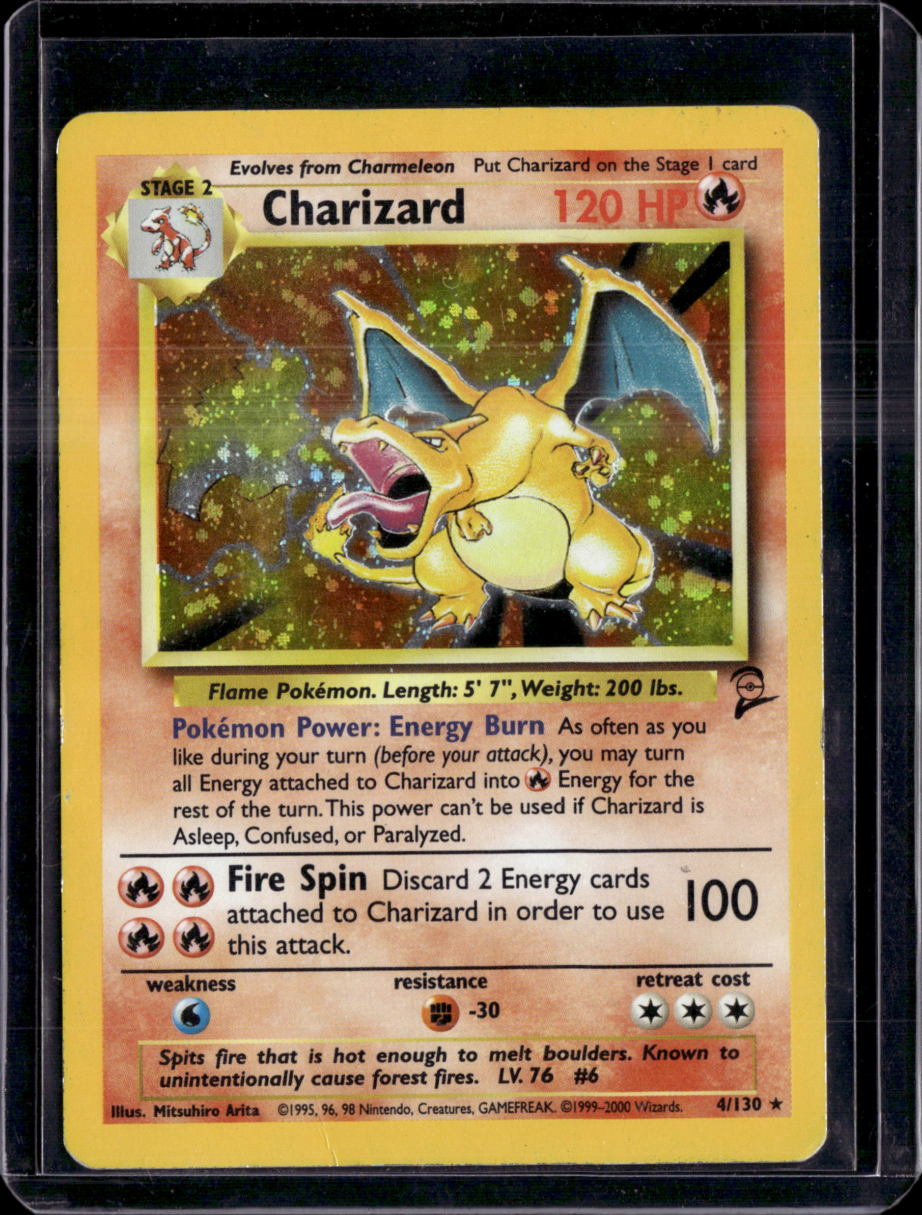 2000 Base Set 2 Charizard Holo Rare