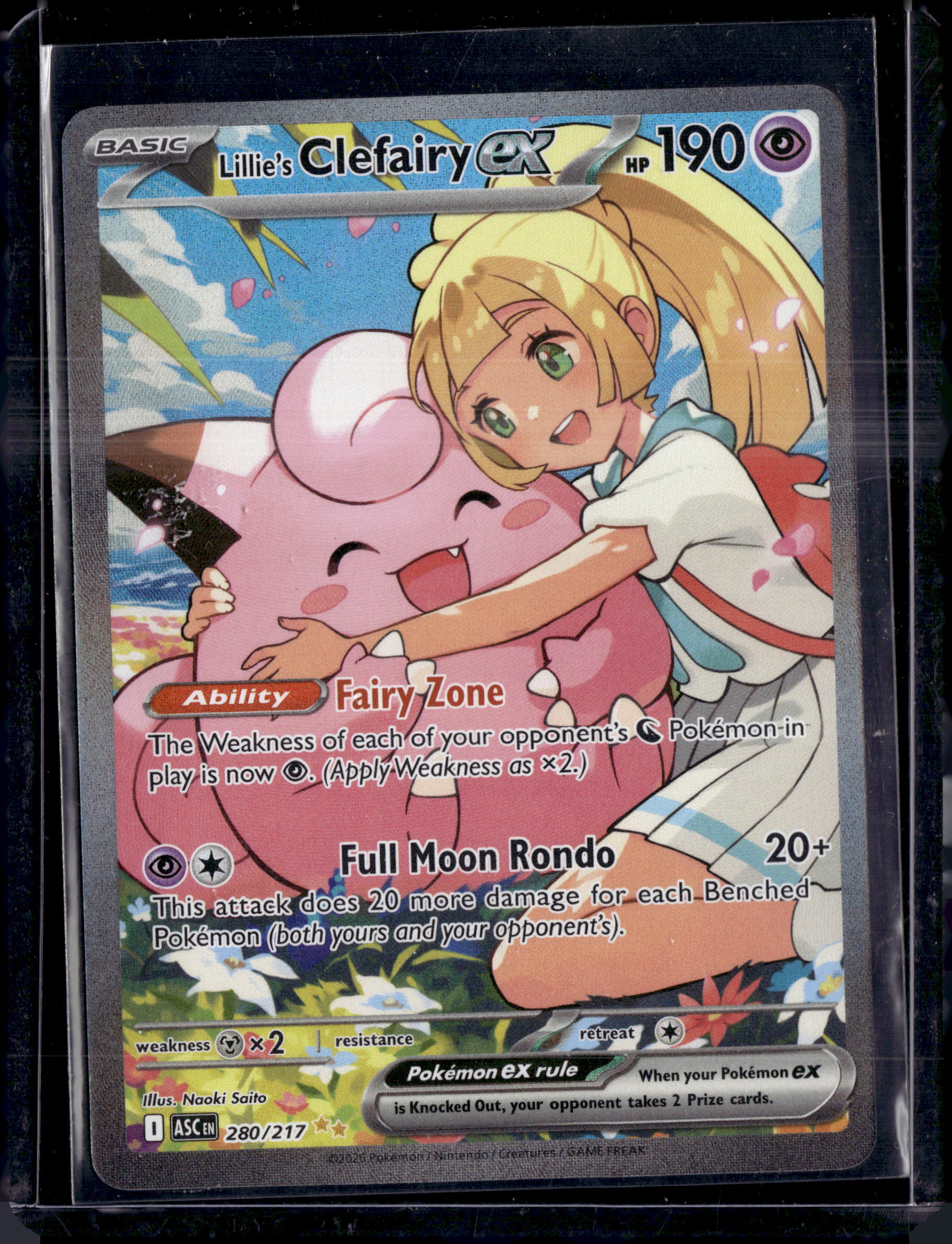 2026 Ascended Heroes Lillie's Clefairy ex Special Illustration Rare