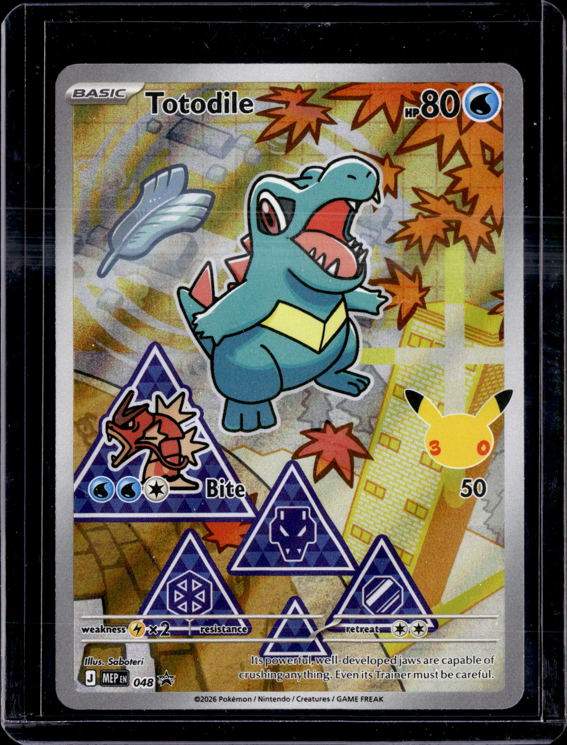 2026 Mega Evolution Promos Totodile Black Star Promo