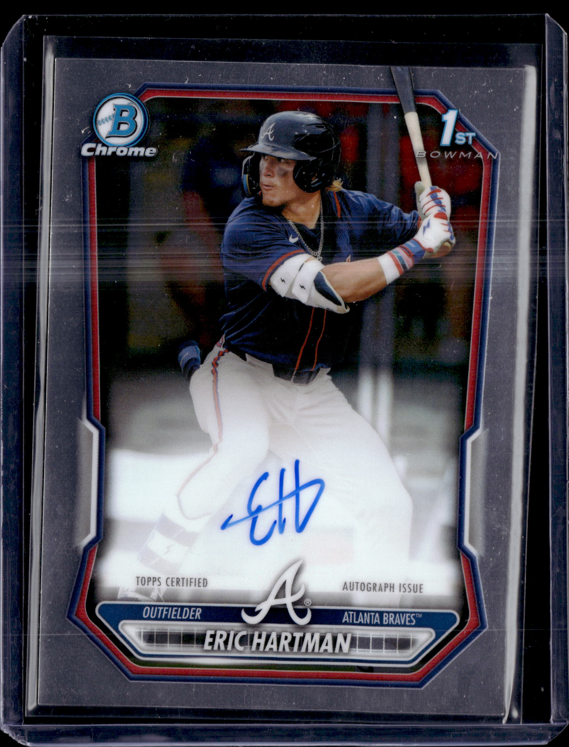 2026 Bowman Chrome Eric Hartman 1st Auto Braves