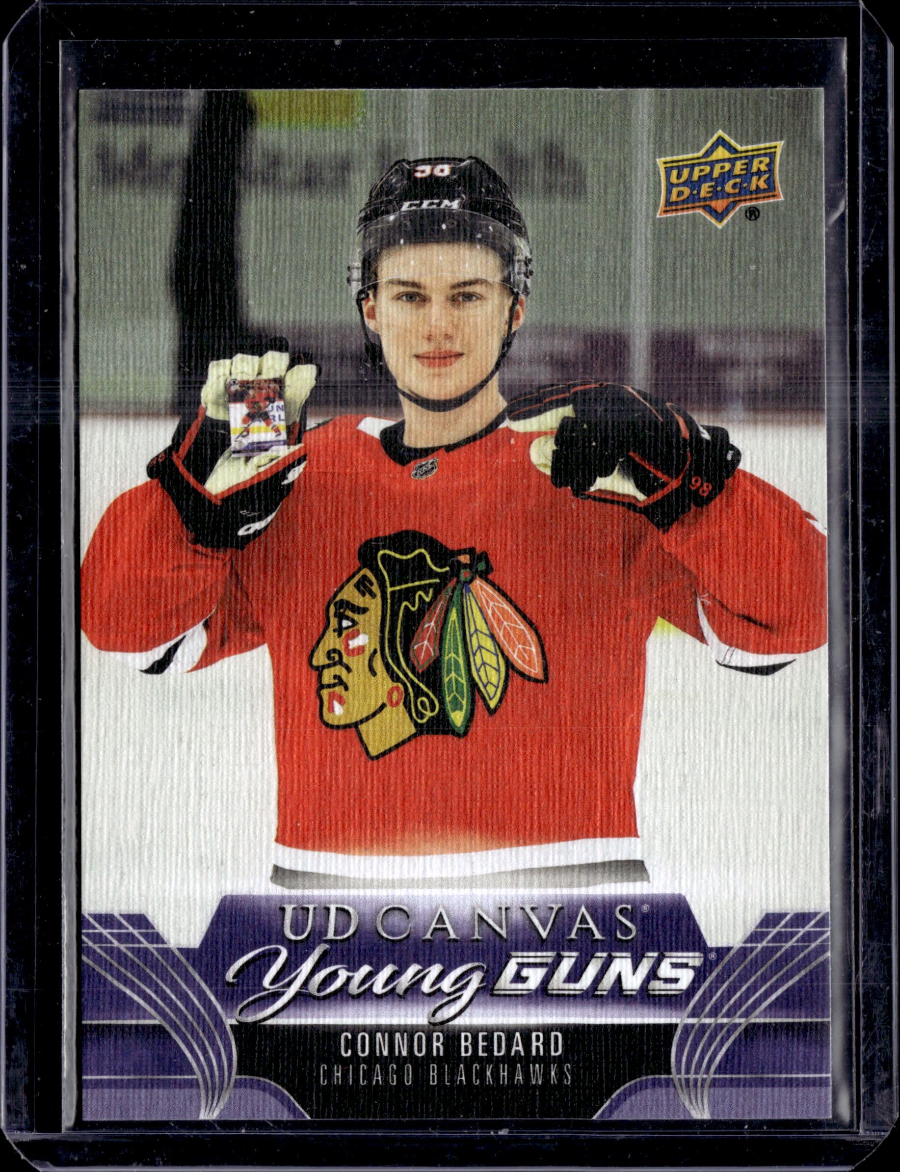 2023-24 UD Extended Series Connor Bedard Canvas Young Guns (a)