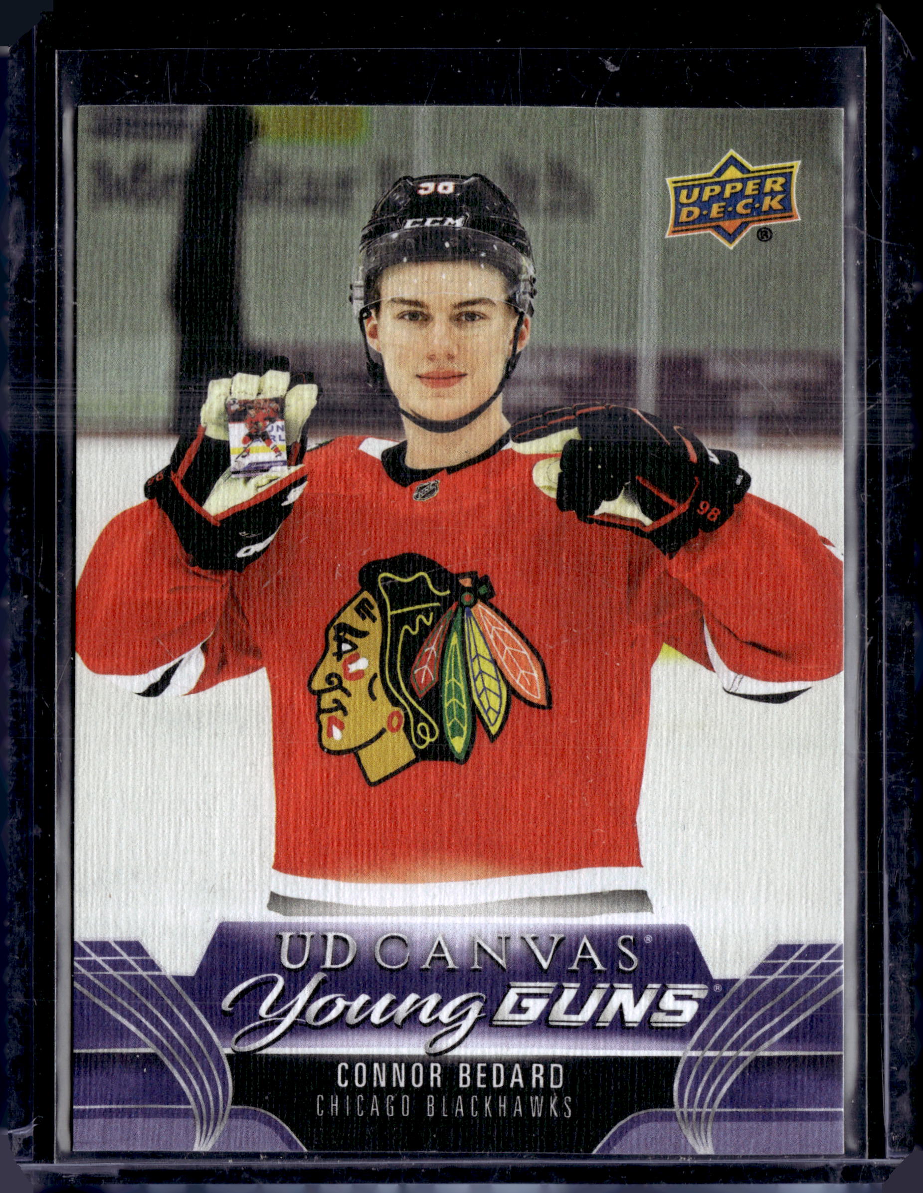 2023-24 UD Extended Series Connor Bedard Canvas Young Guns (b)