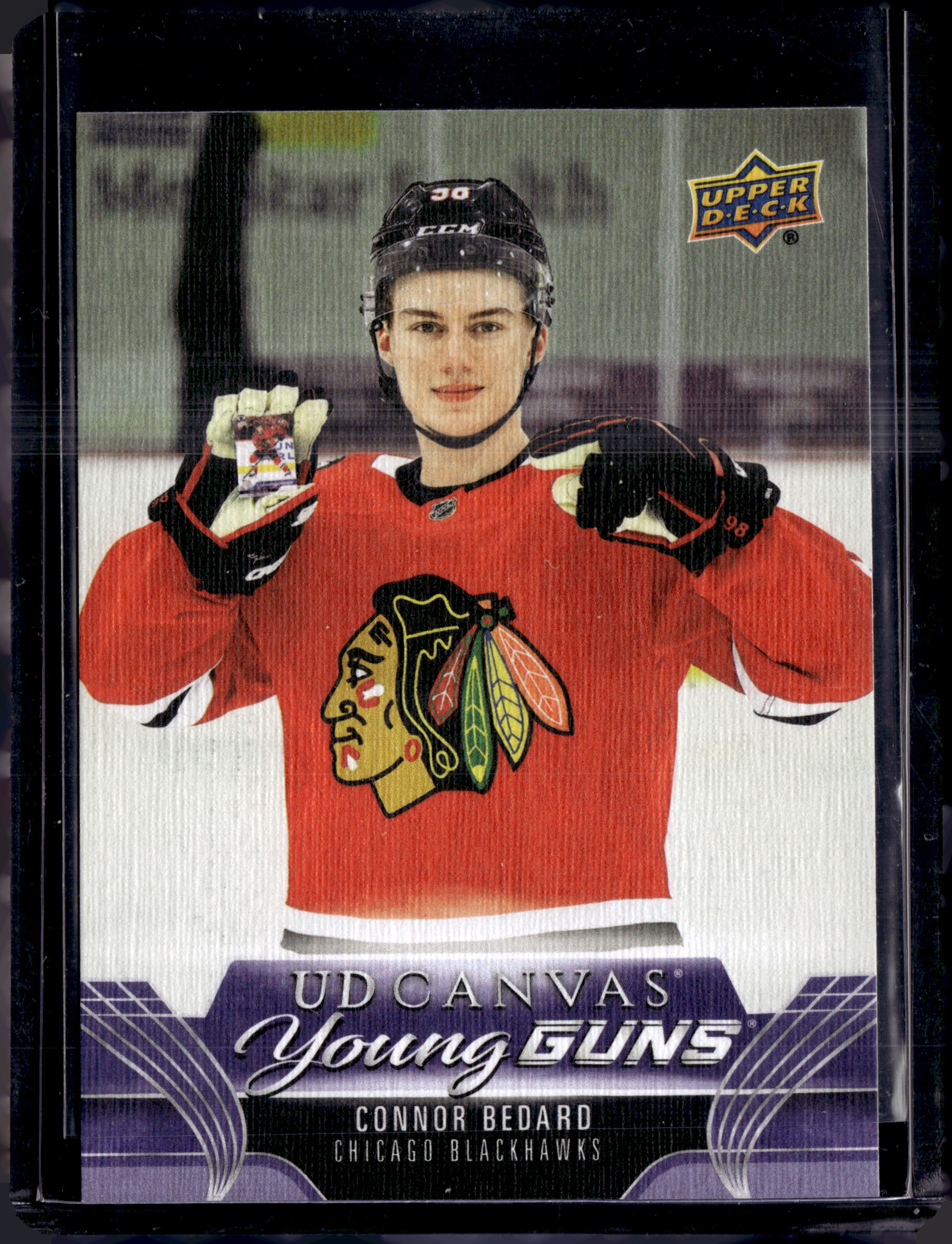 2023-24 UD Extended Series Connor Bedard Canvas Young Guns (c)