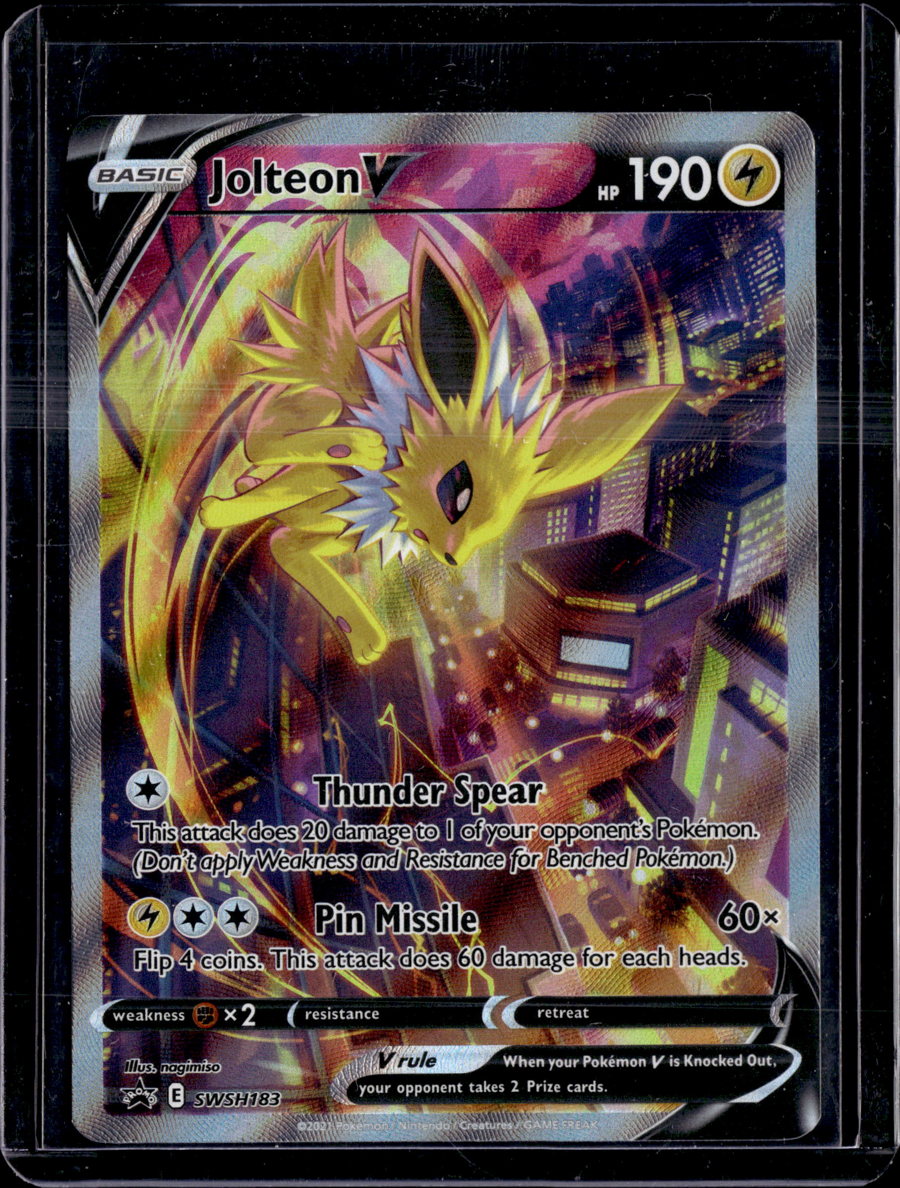 2021 Sword & Shield Promo Jolteon V