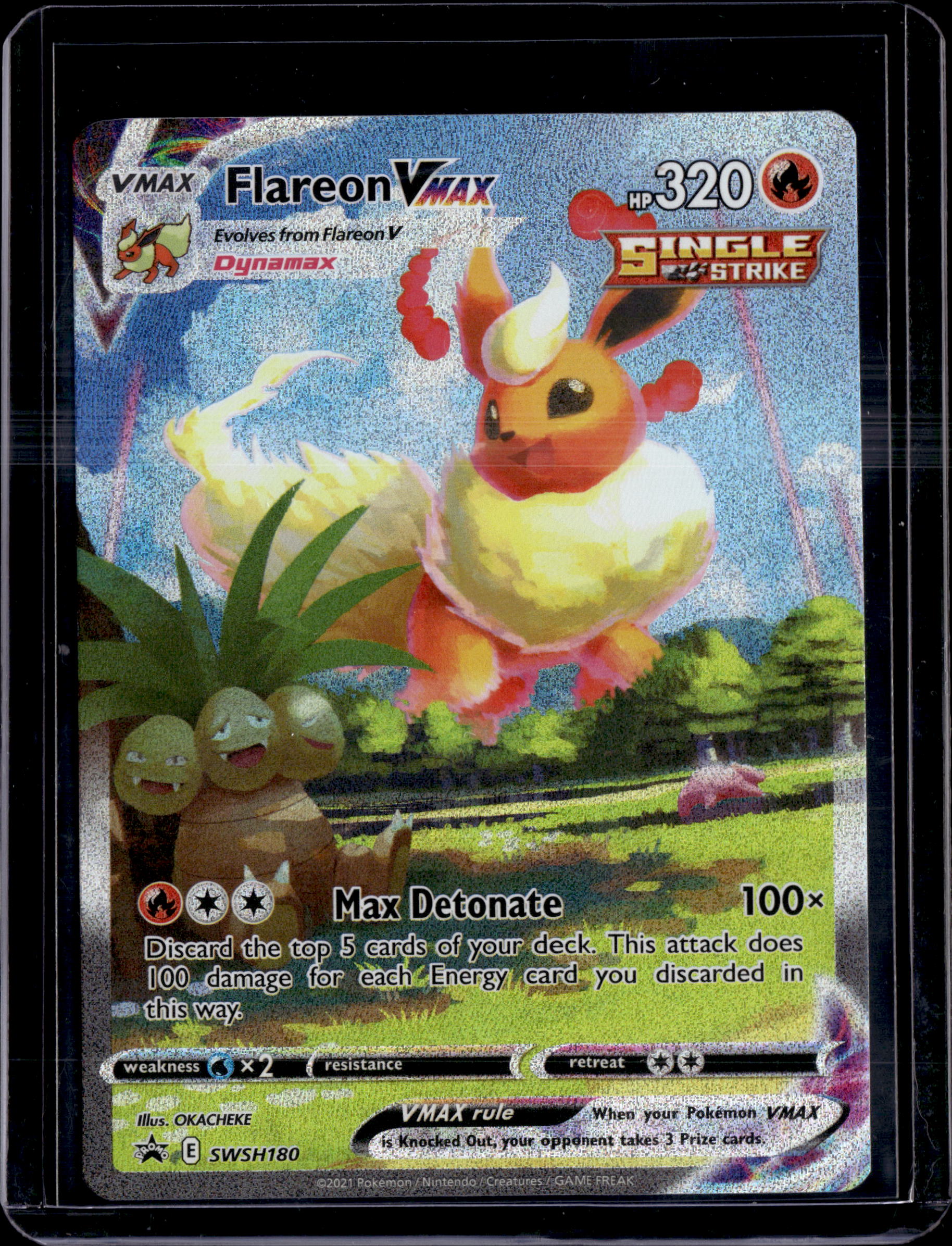 2021 Sword & Shield Promo Flareon VMAX
