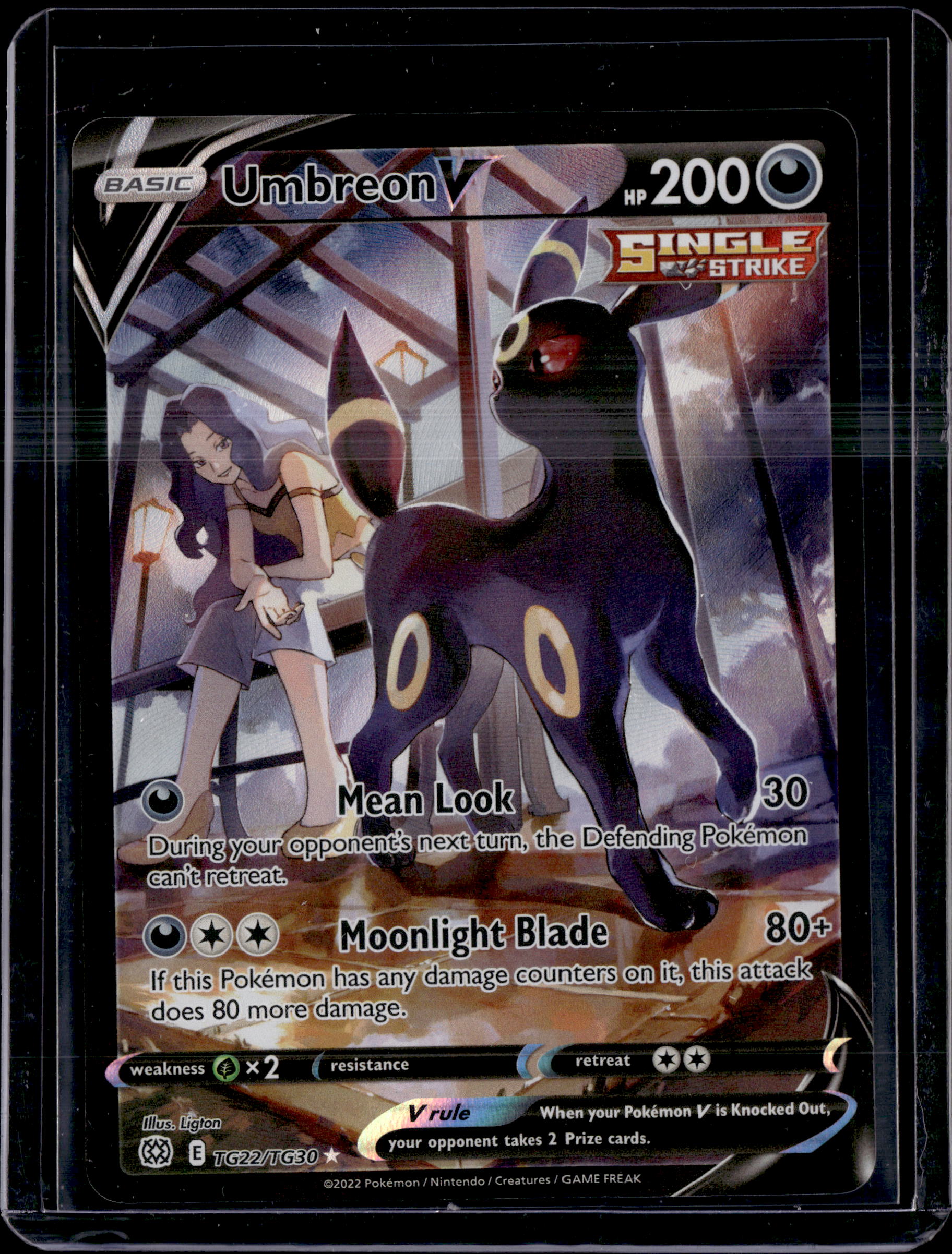 2022 Brilliant Stars Trainer Gallery Umbreon V Ultra Rare