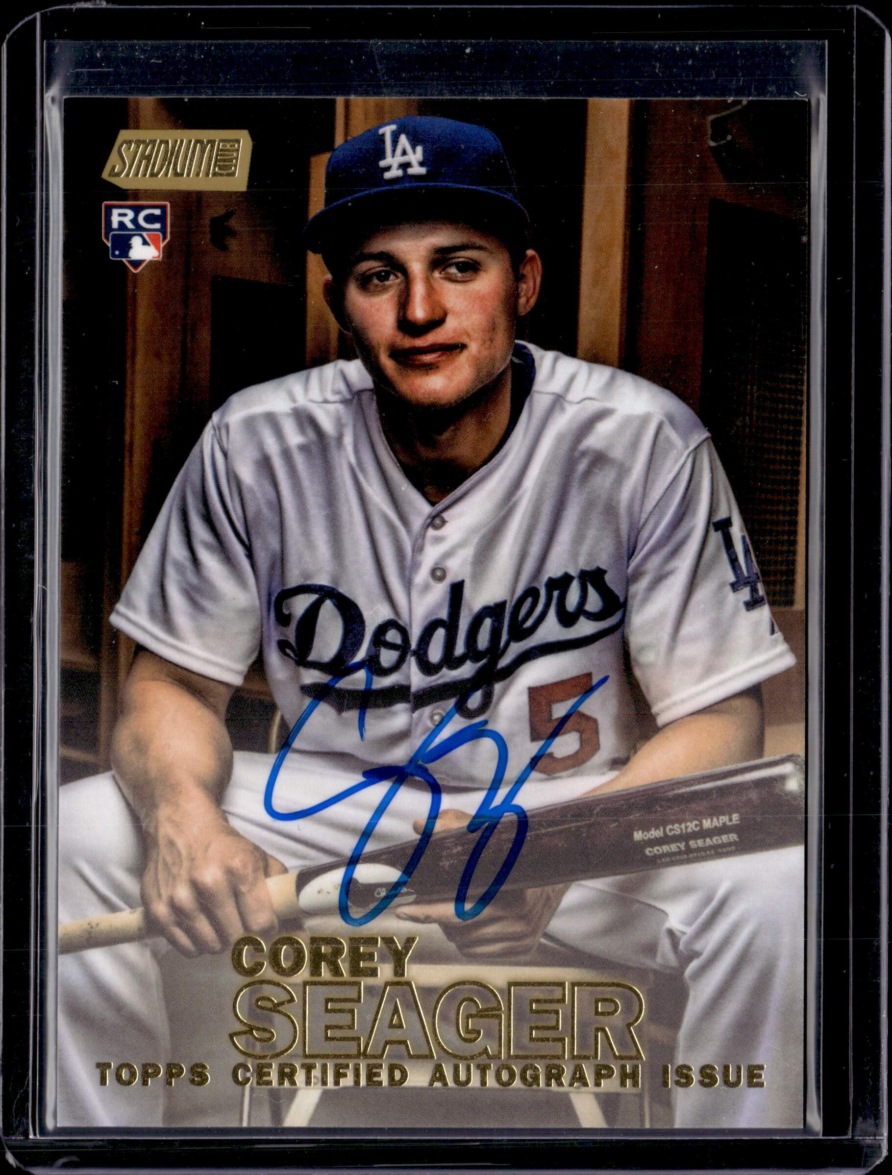 2016 Topps Stadium Club Certified Auto Corey Seager /25