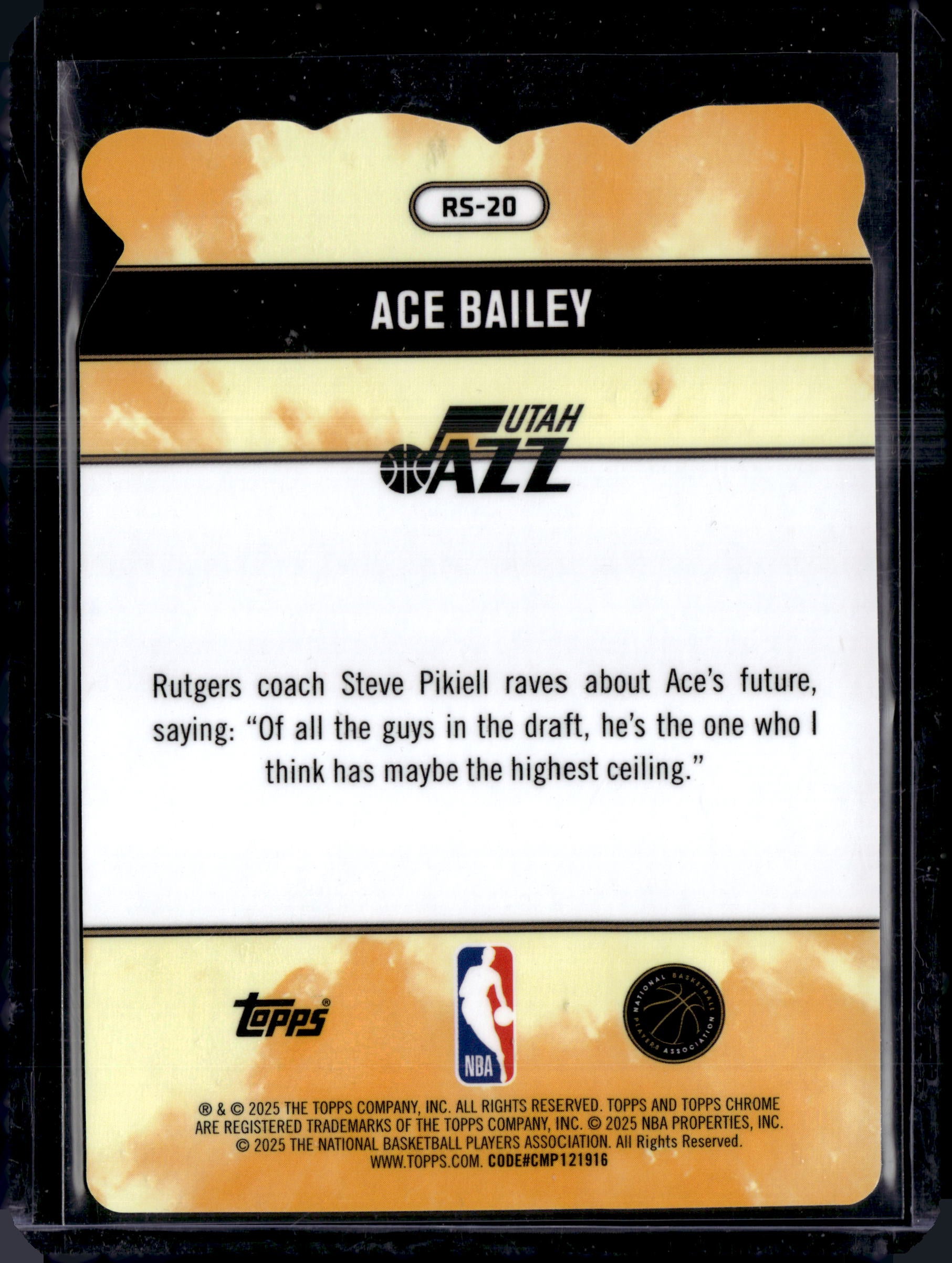 2025-26 Topps Chrome Ace Bailey Rock Stars RC SSP #RS-20